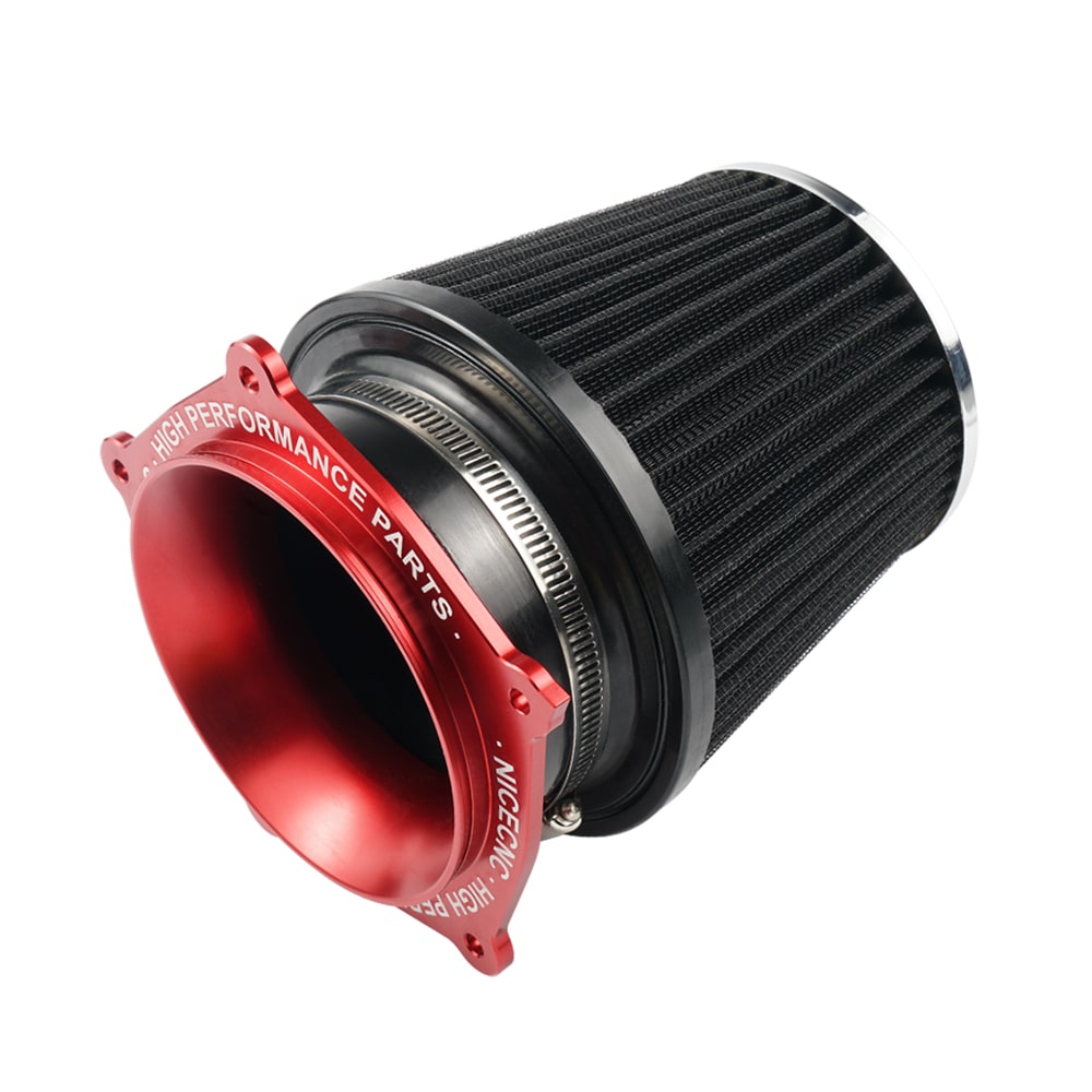 High Flow ATV Air Filter Intake w/ Adapter Kit For Yamaha YFZ450R 2009-2024