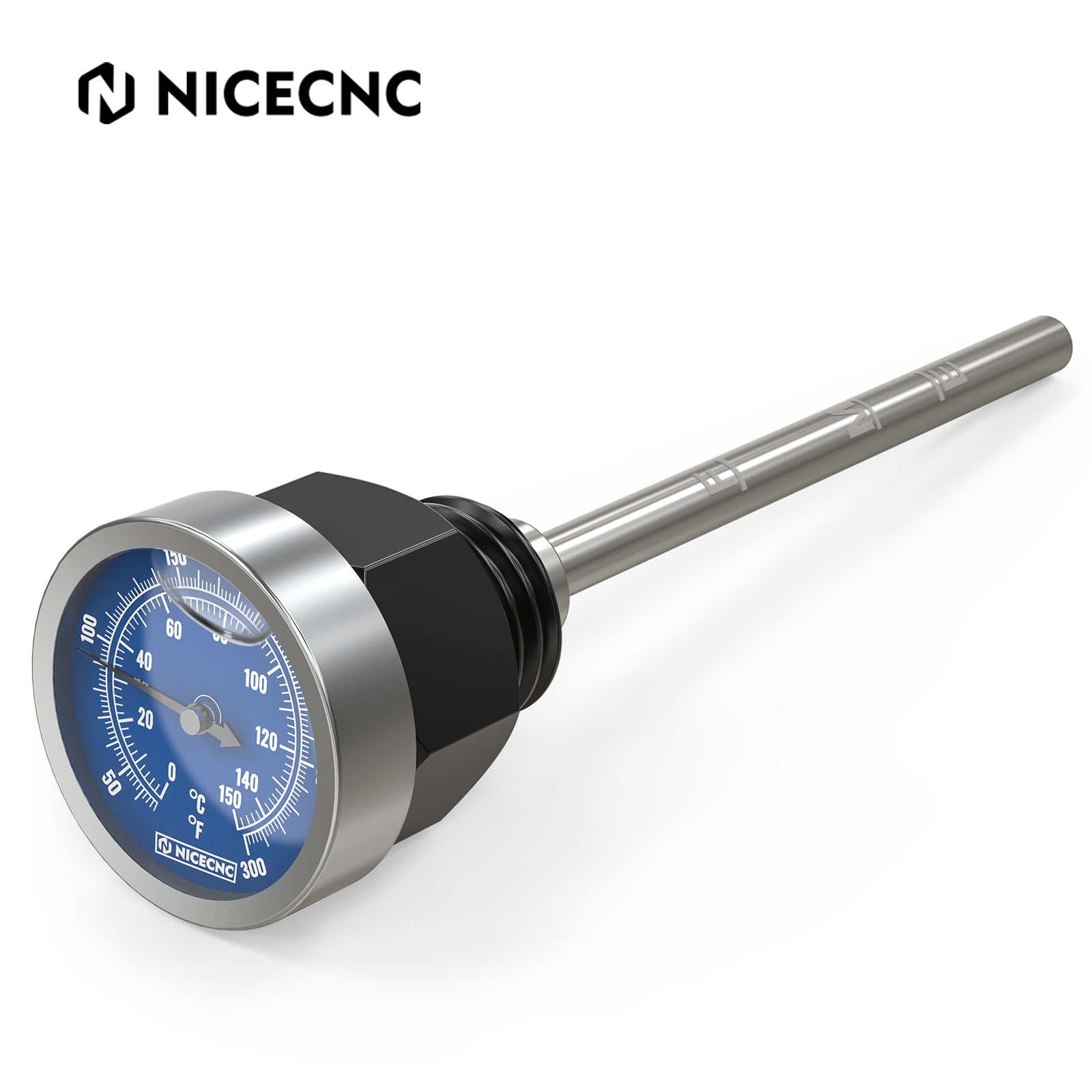 ATV Engine Oil Dipstick w/ Temp Gauge Lever Check Plug For Yamaha YFZ450R 09-24