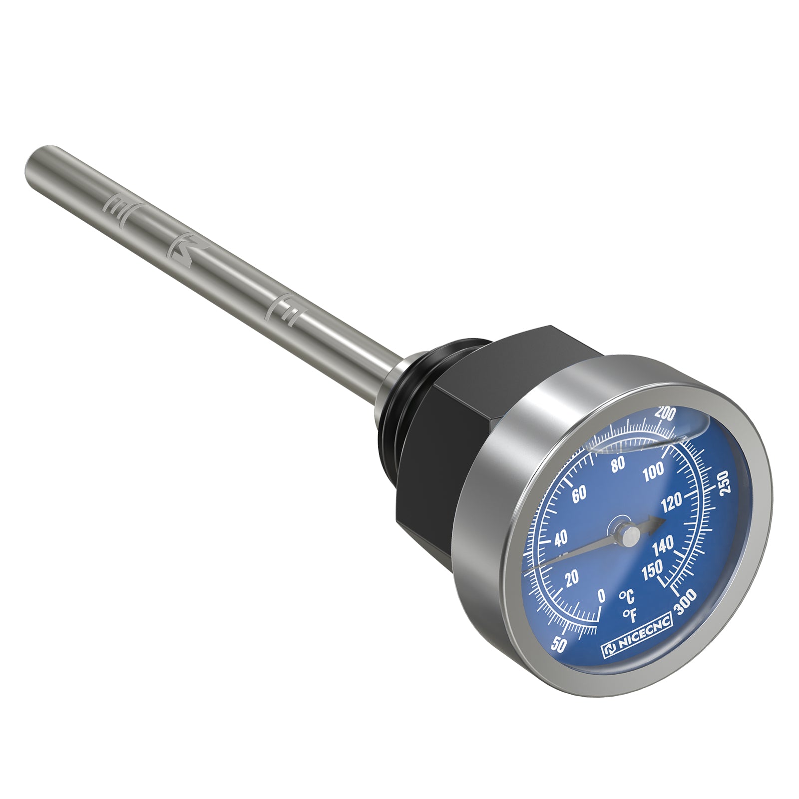 ATV Engine Oil Dipstick w/ Temp Gauge Lever Check Plug For Yamaha YFZ450R 09-24