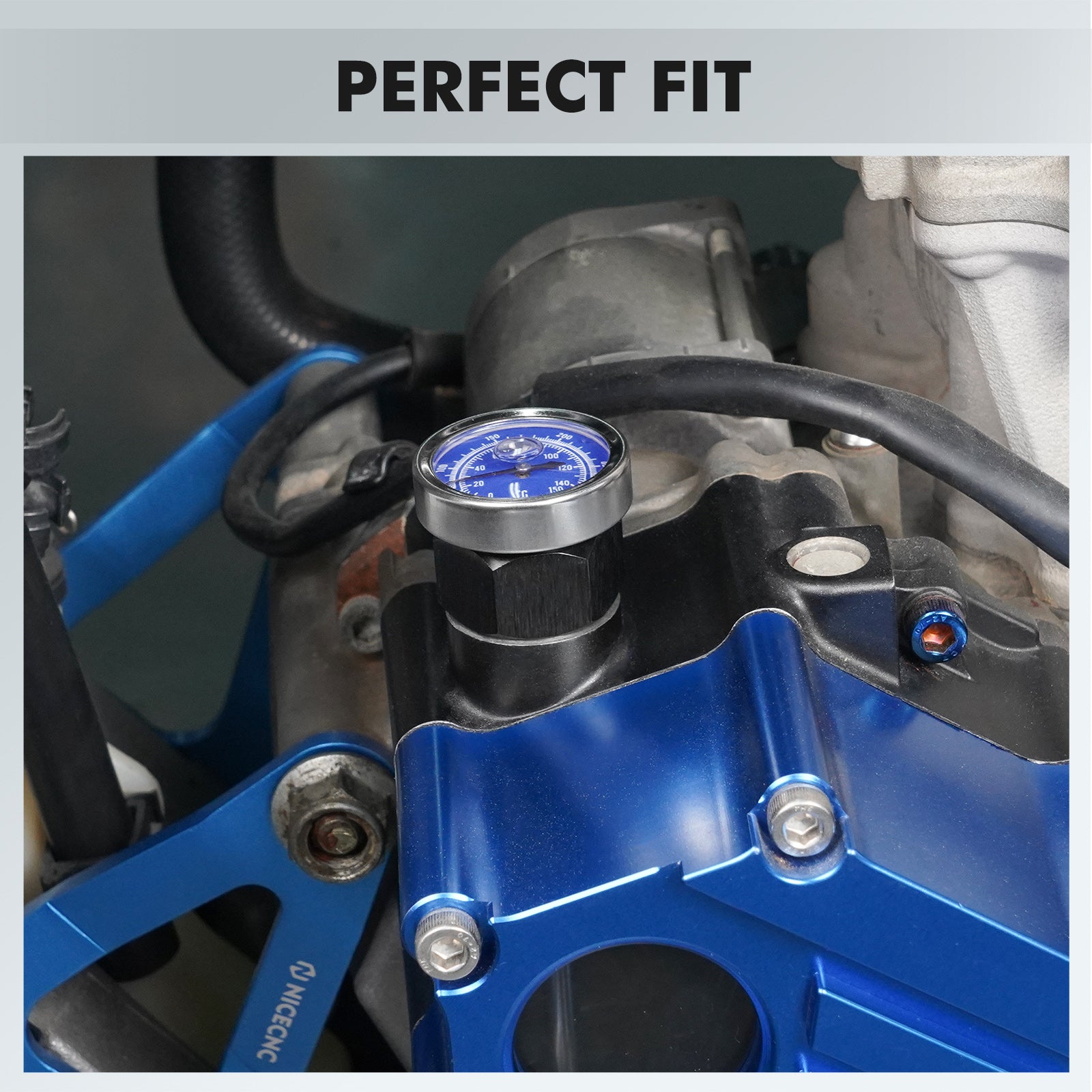 ATV Engine Oil Dipstick w/ Temp Gauge Lever Check Plug For Yamaha YFZ450R 09-24