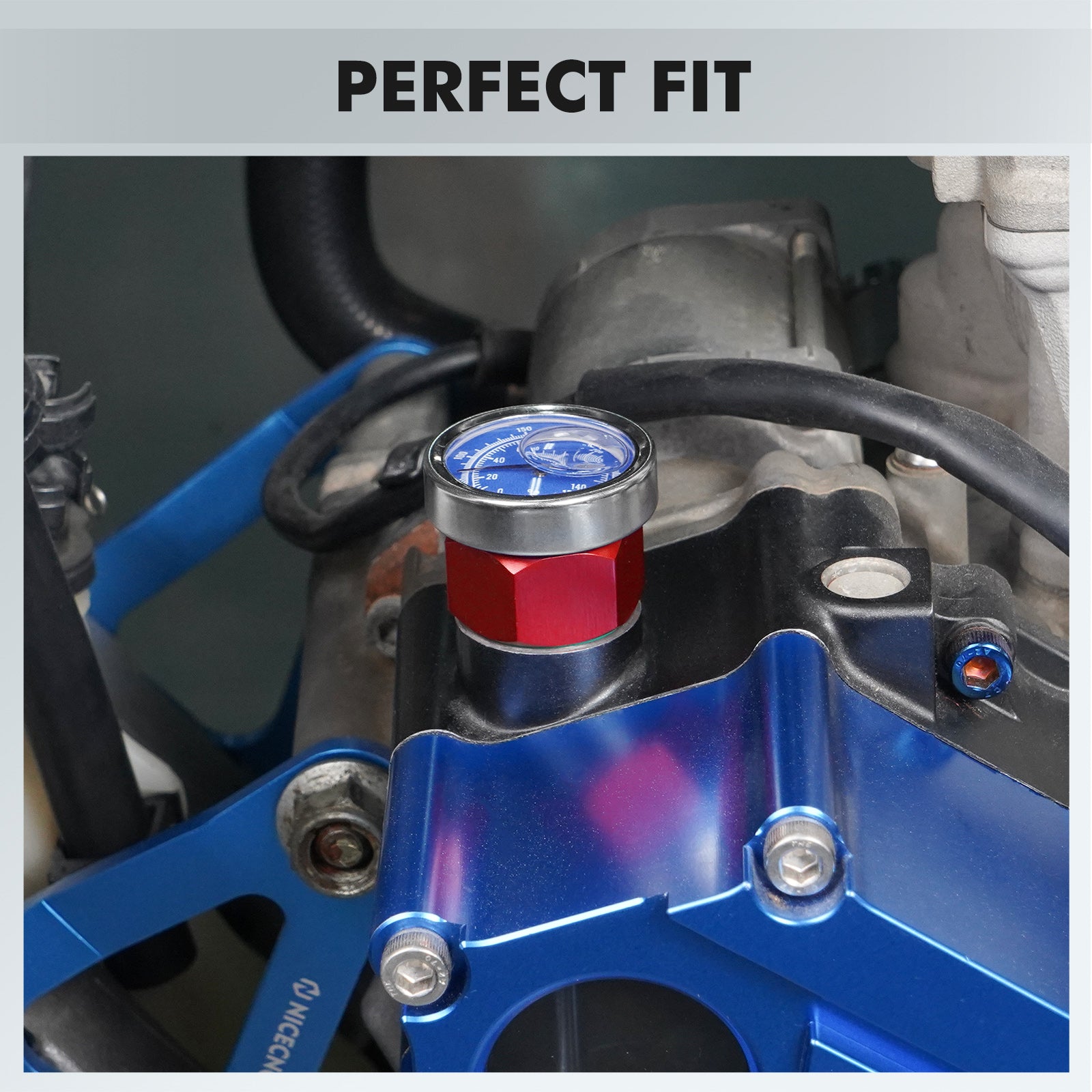 ATV Engine Oil Dipstick w/ Temp Gauge Lever Check Plug For Yamaha YFZ450R 09-24