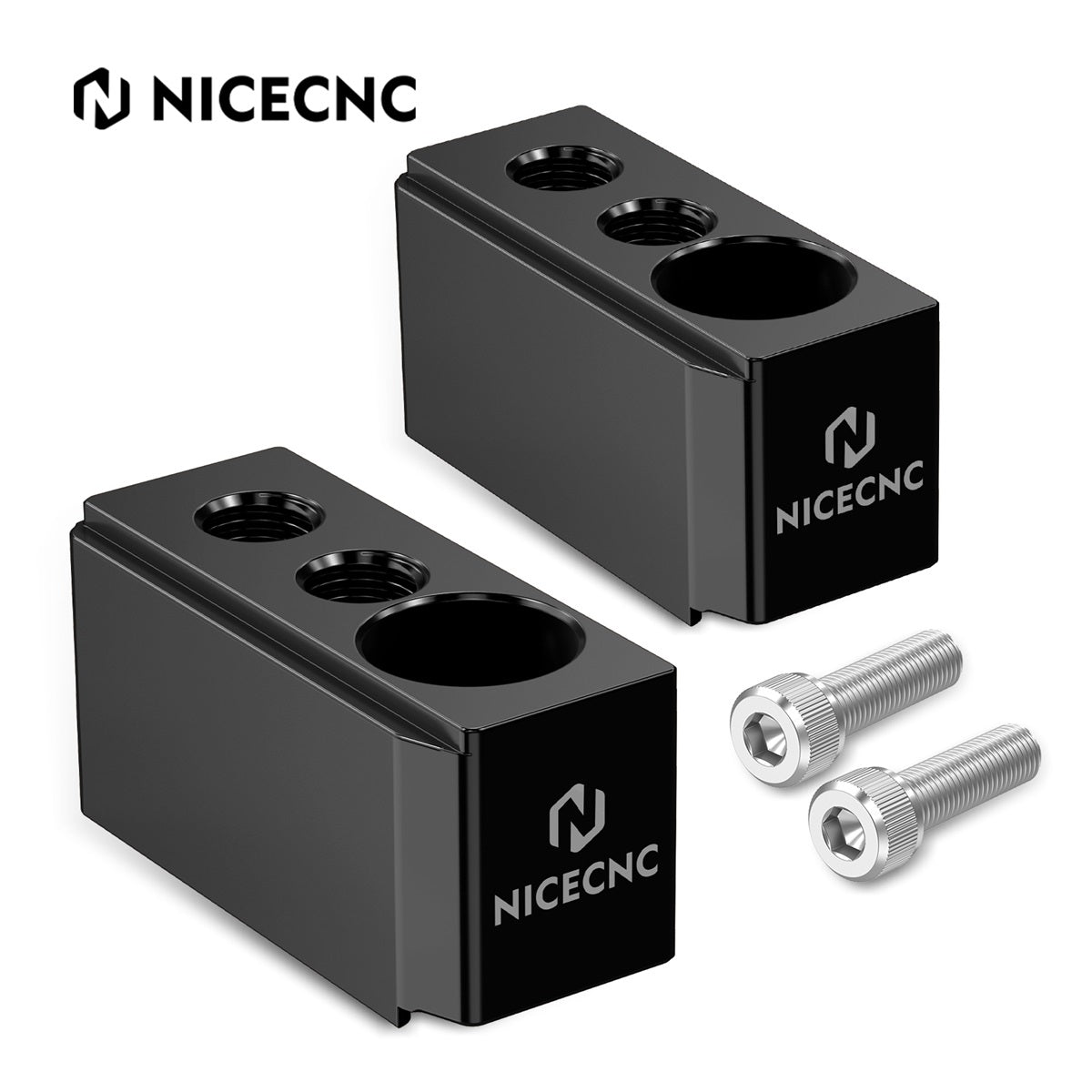 Pair 1" Handlebar Risers For KTM 250 390 Adventure 2020-2024