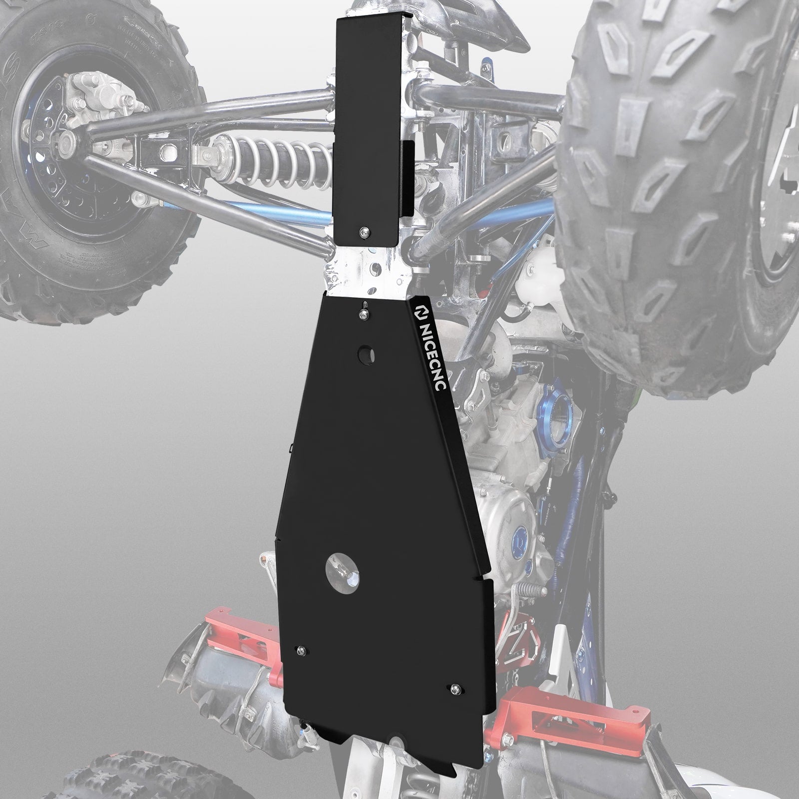 ATV Full Chassis Glide Frame Engine Skid Plate Guard For Yamaha Raptor 700 700R 06-26