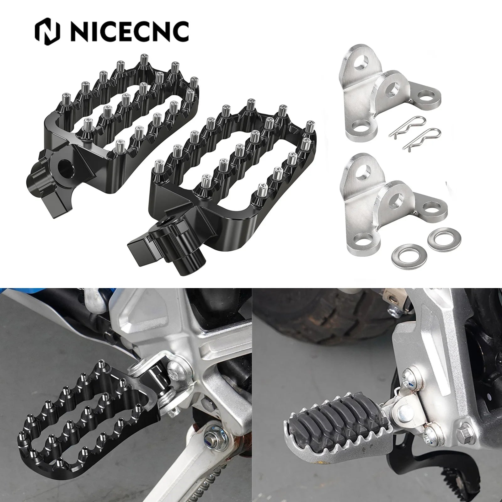 Lowered Footpeg Brackets For Yamaha Tenere 700 2019-2024