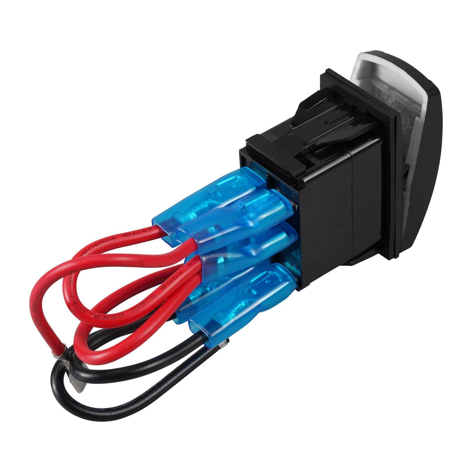 UTV ATV 12V 20A LED Light Rocker Switch ON-OFF Toggle Switch Laser