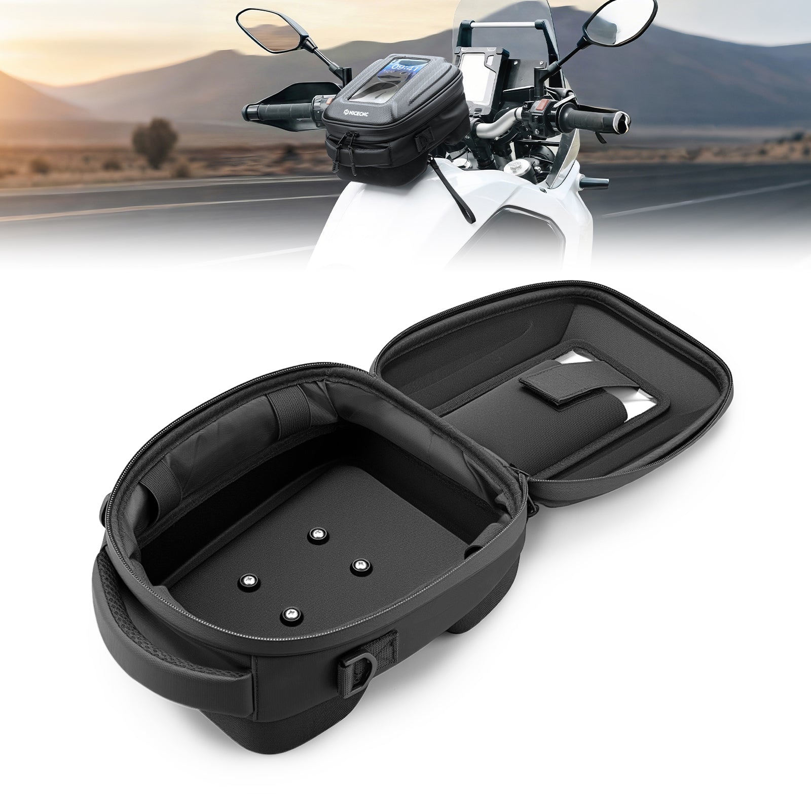 Quick-Release Tank Bag Push-Pull Lock System For Yamaha Tenere 700 2019-2024