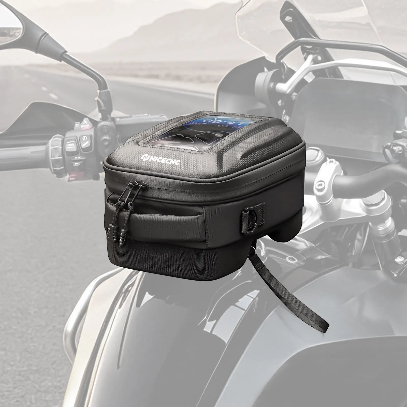 Quick-Release Motorcycle Tank Bag For BMW R 1250 GS Push-Pull Lock System Waterproof