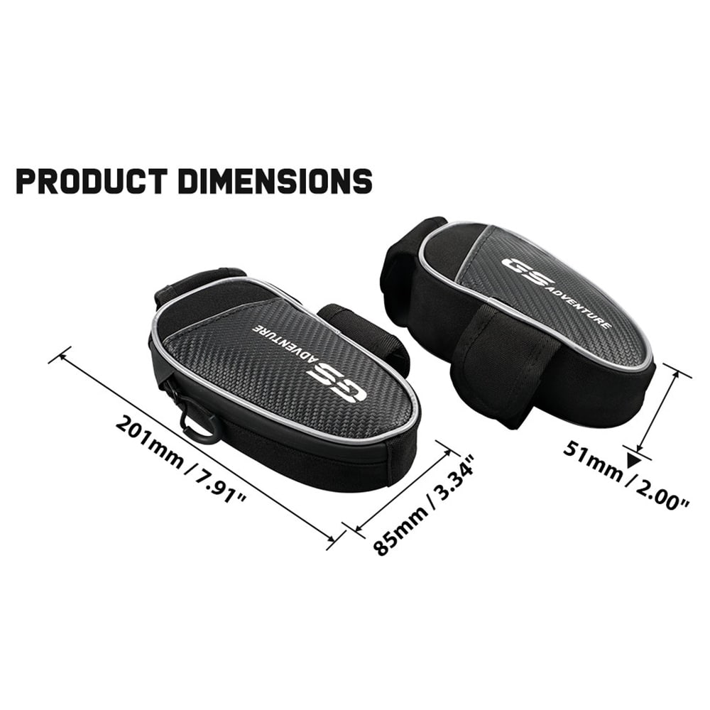 2PCS Fairing Side Storage Bags 900D PVC Oxford Fabric FOR BMW R1200GS LC ADV R1250GS ADV