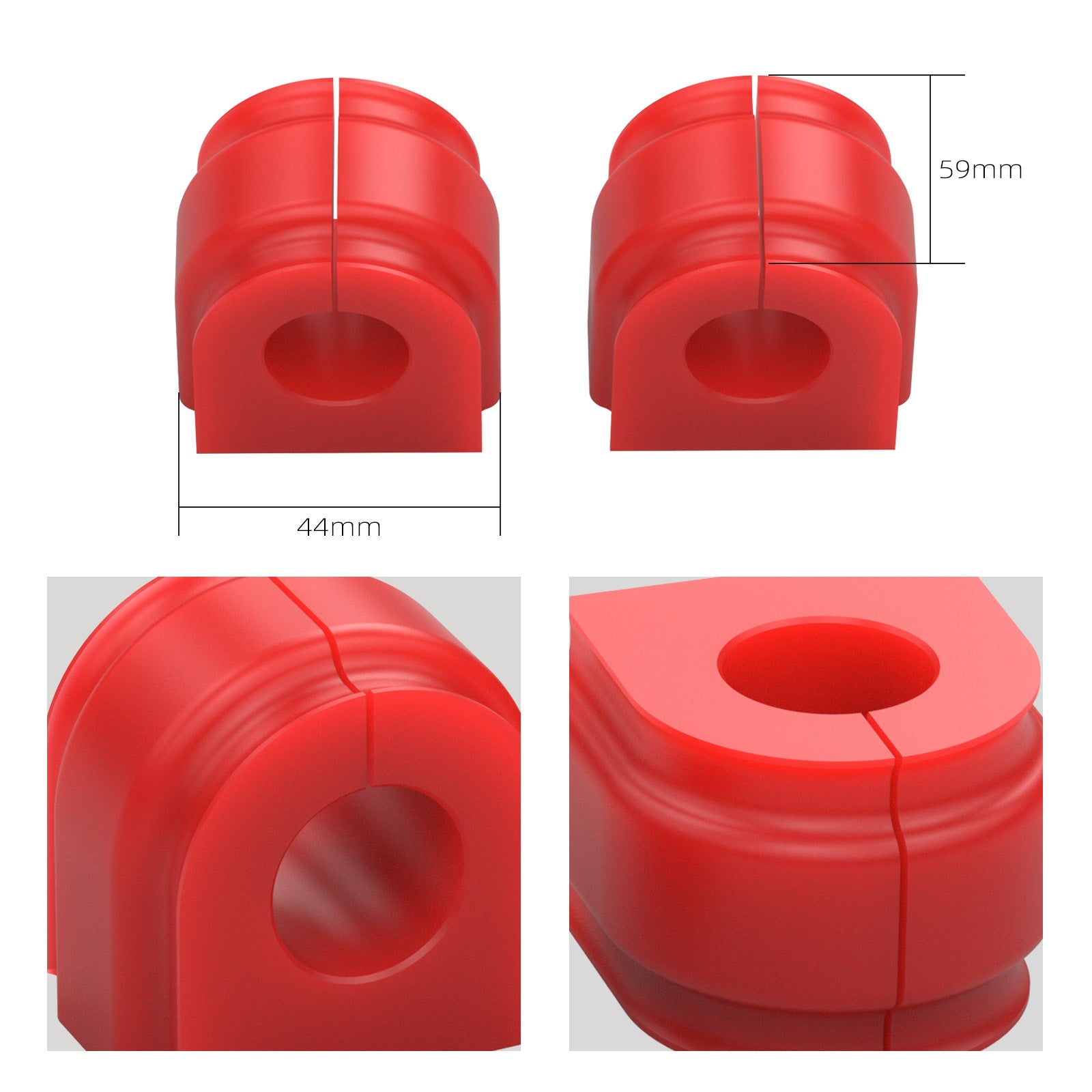 26.5mm Front Anti Roll Sway Bar Poly Bushing For BMW E90 E92 E82 E88 E87 E89