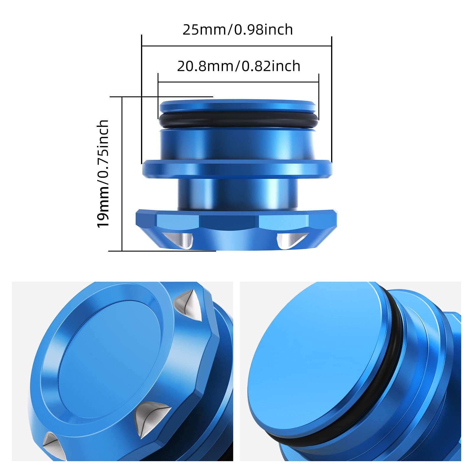 Universal Cigarette Lighter Plug Cover For Automotive Vehicles Boats w/Standard 12V Power Source