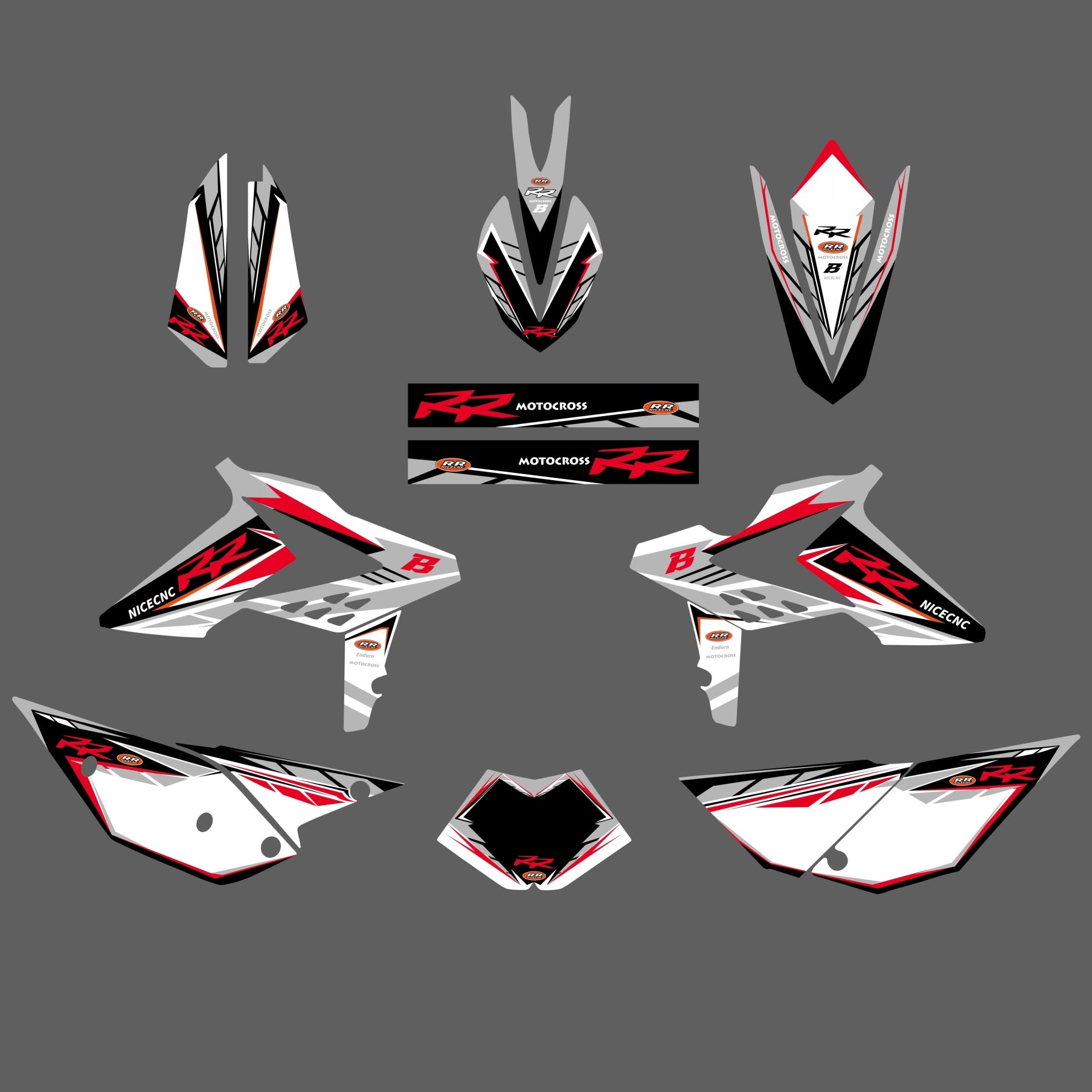 Graphics Decals Stickers Kit For Beta RR 2T/4T RR 250 300 350-480 498 2013-2017