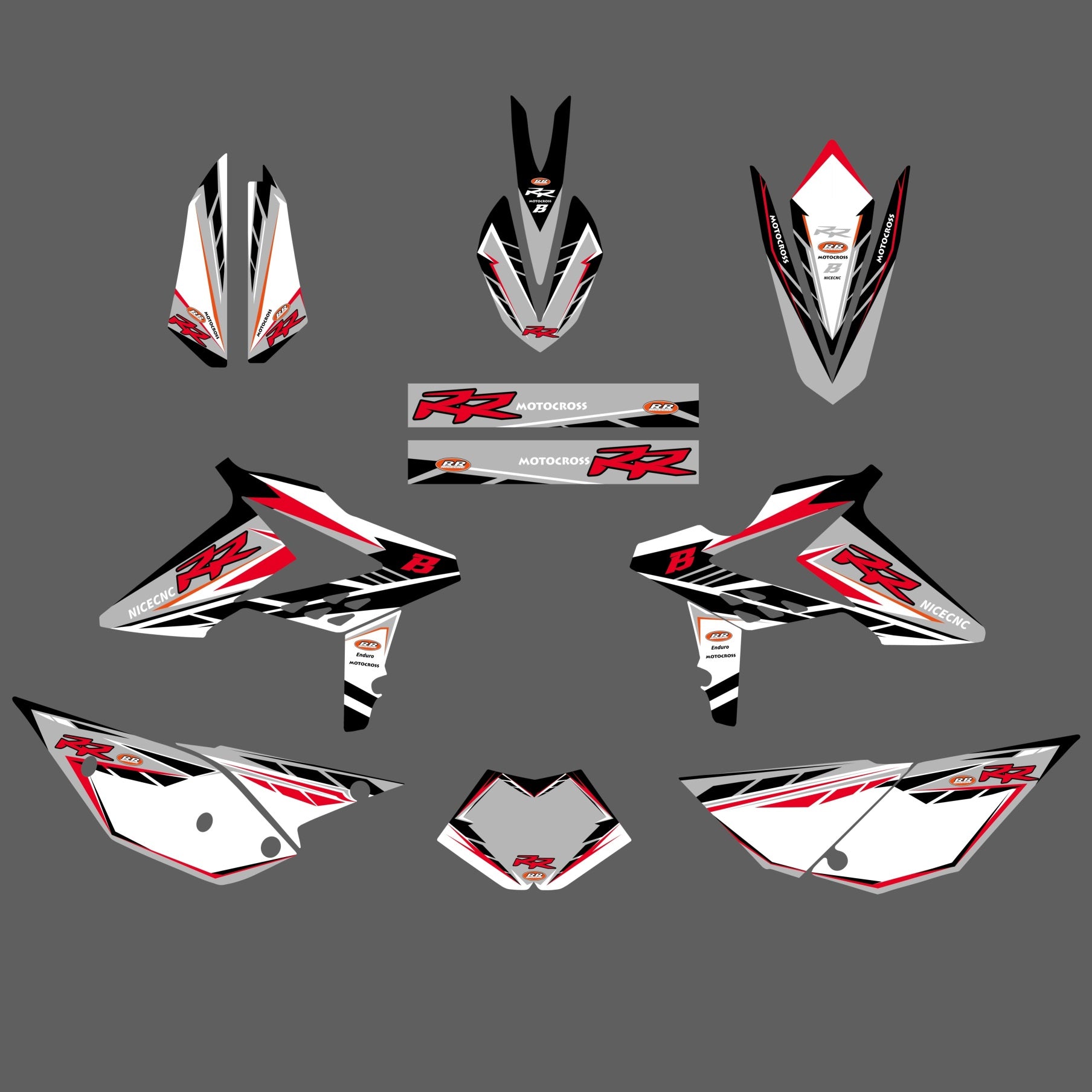 Graphics Decals Stickers Kit For Beta RR 2T/4T RR 250 300 350-480 498 2013-2017