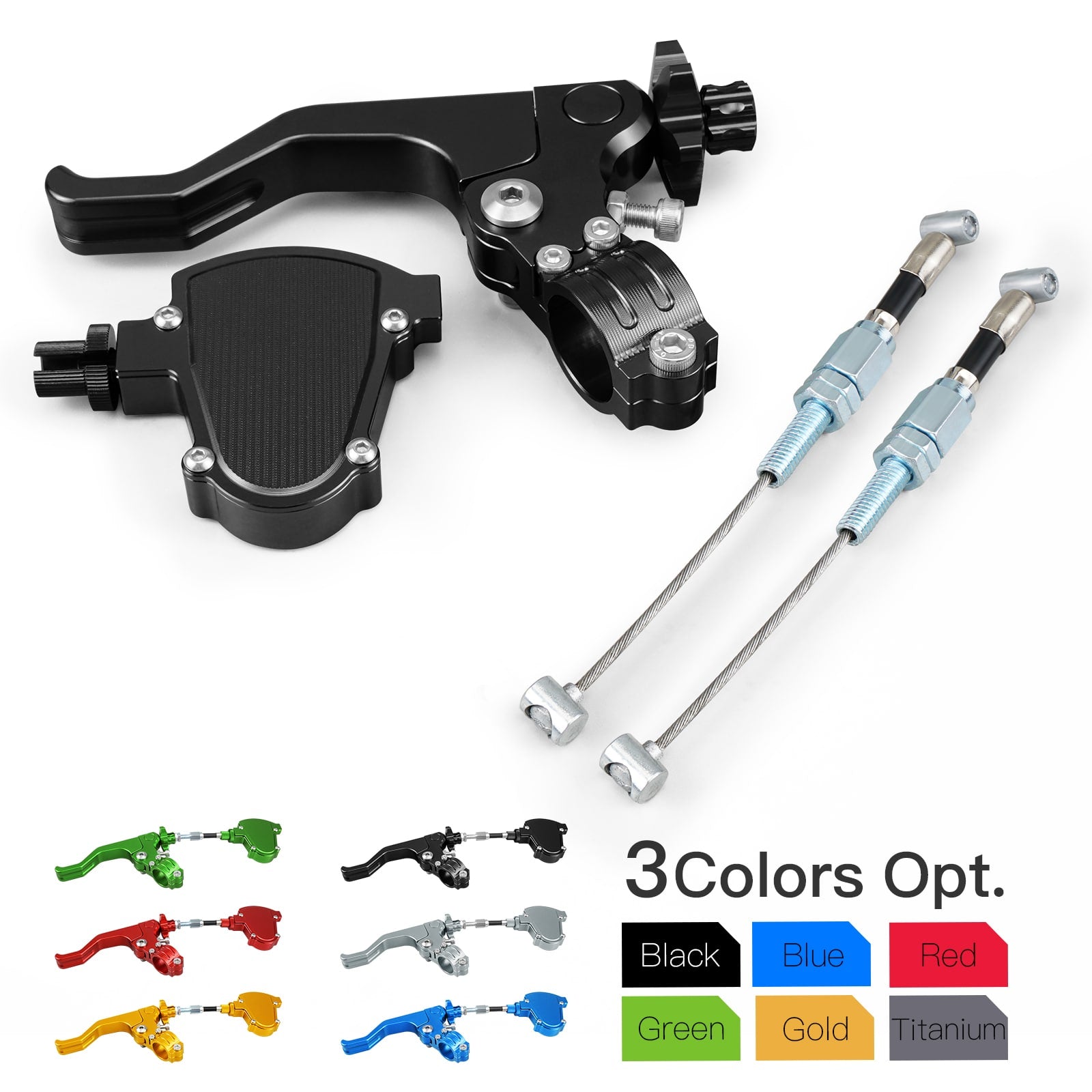 CNC Aluminium Kupplungshebel Halterung - Universal Für Motorräder Mit Zugbettätigung