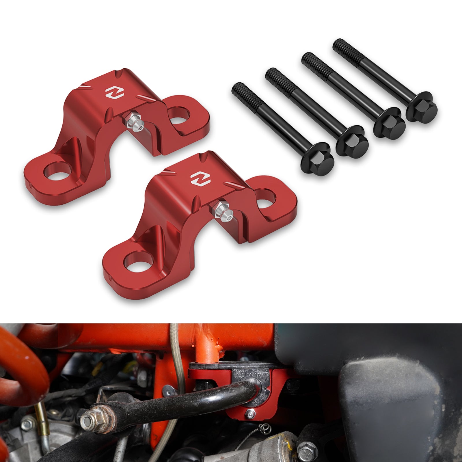 Can-Am Maverick X3 Front Sway Bar Stabilizer Clamp Mounts