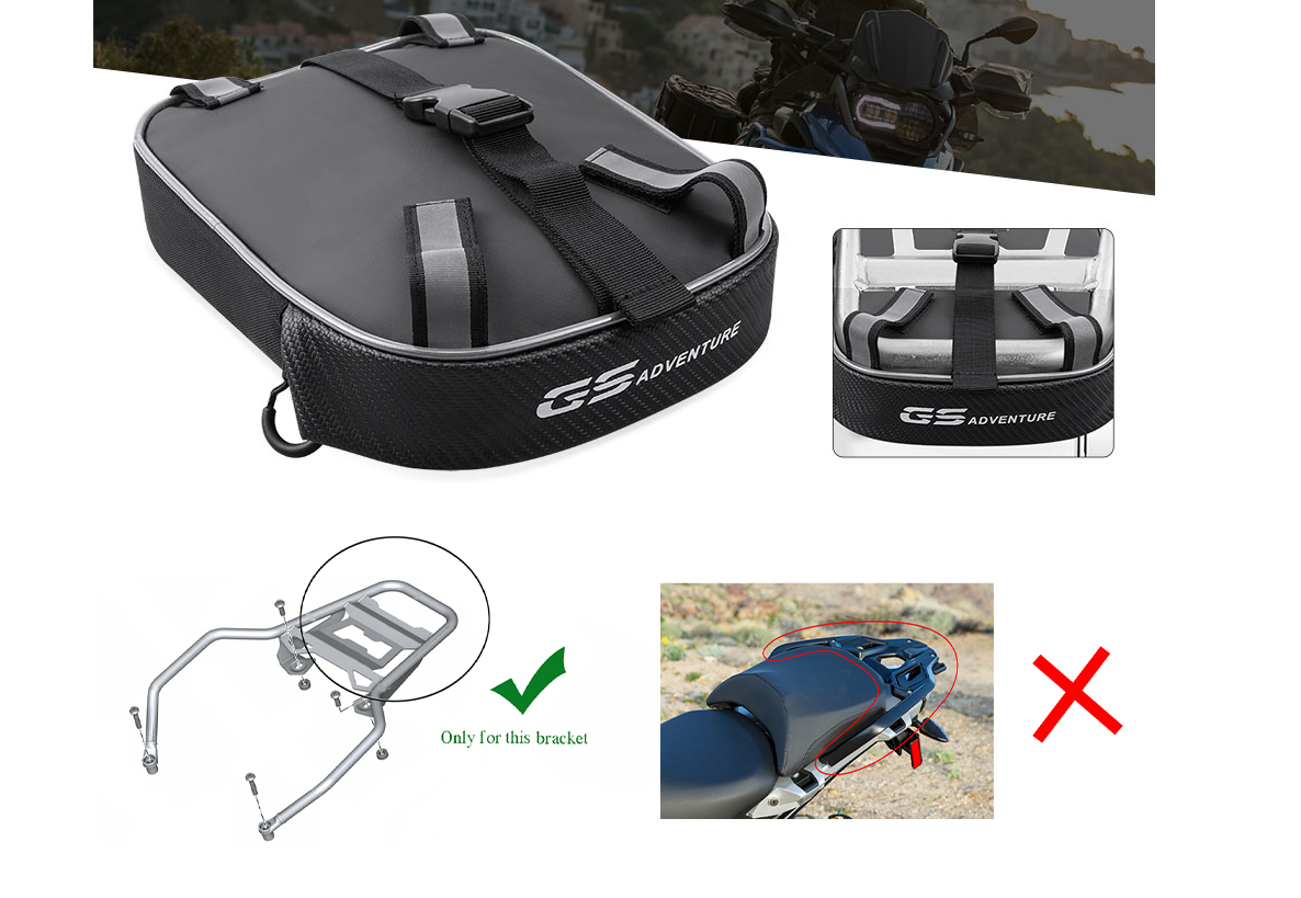 Rear Frame Bag Under Tail Tool Bag for BMW R 1200GS Adventure R 1250GS Adventure