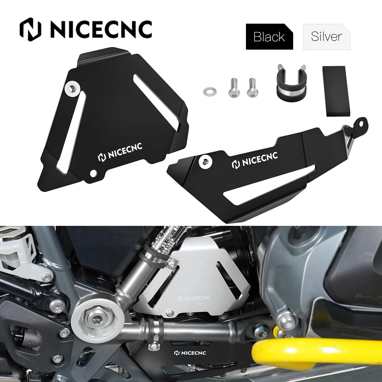 Exhaust Flap Control Guard For BMW R1200GS Adv 2013-2018 R1250GS Adv 2019-2024