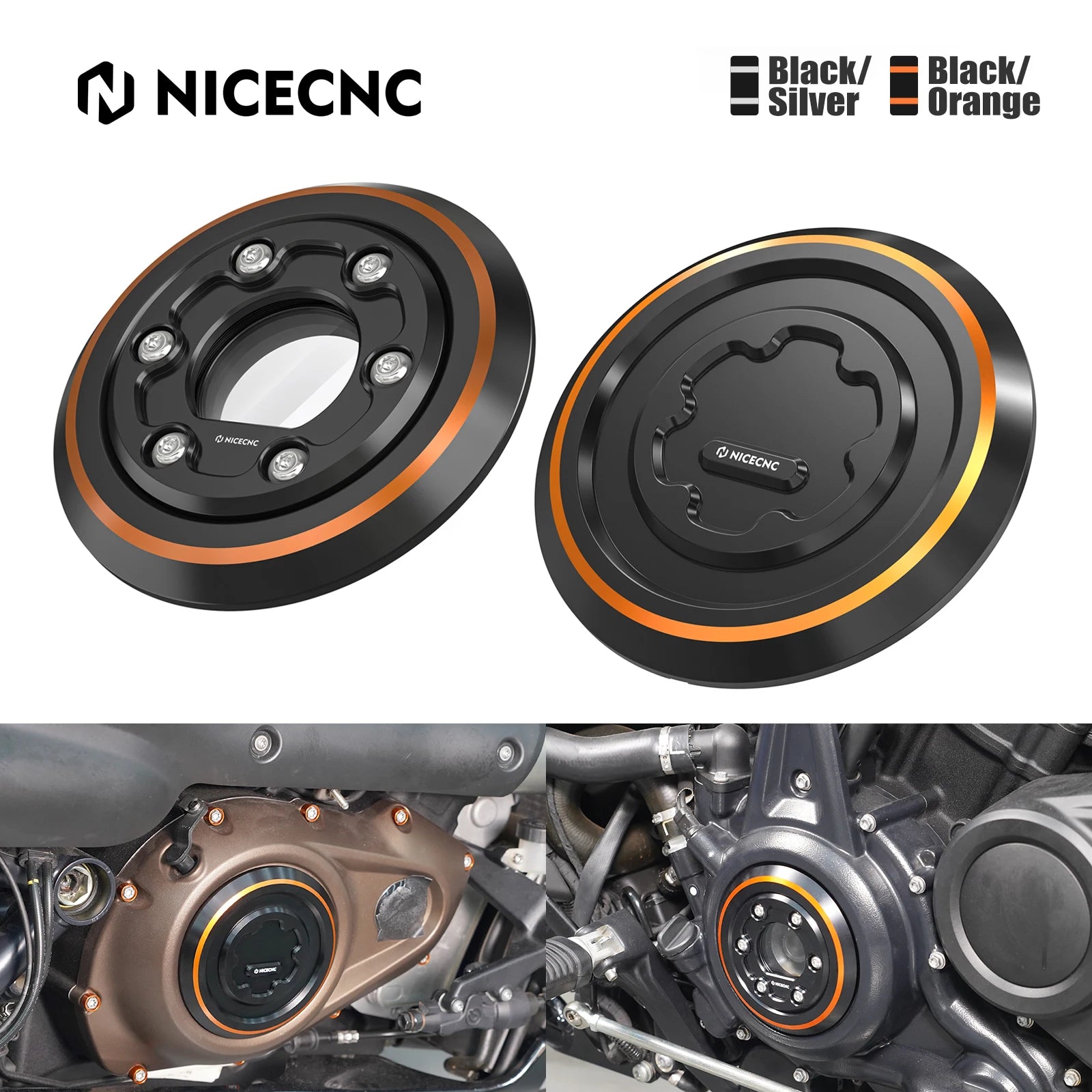 Left Transparent Alternator Plug Cover For Harley Sportster S Pan America 1250 Nightster