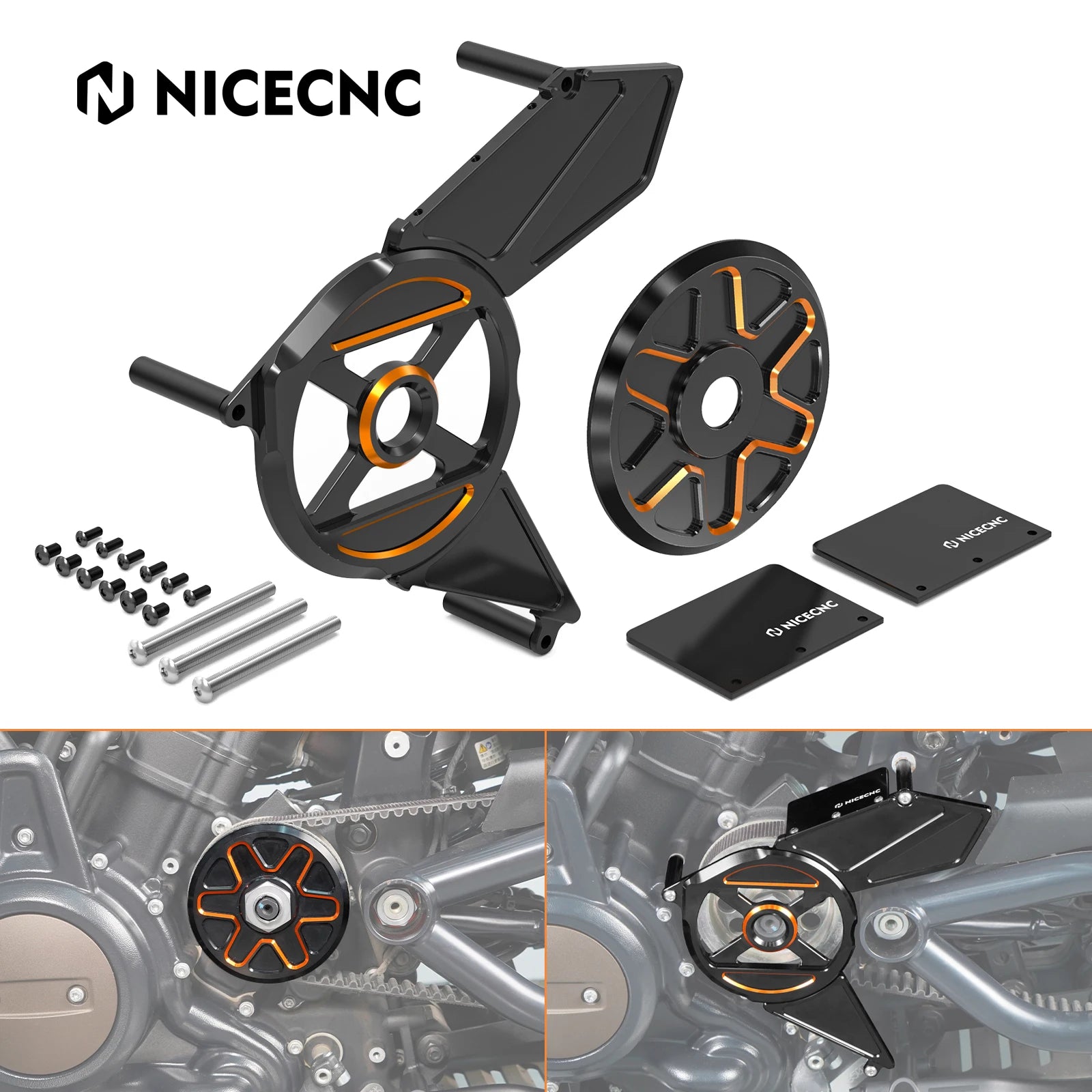 Front Wheel Sprocket Cover For Harley Sportster S 1250 Nightster