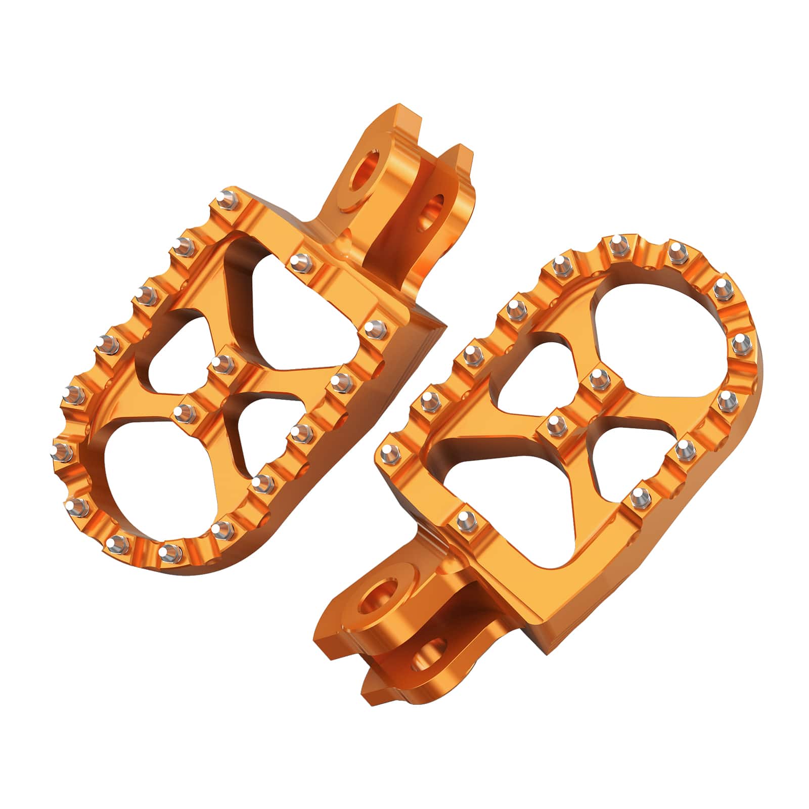 Pair Wide Billet Footpegs For Suzuki RMZ250 2010-2024 RMZ450 2008-2024