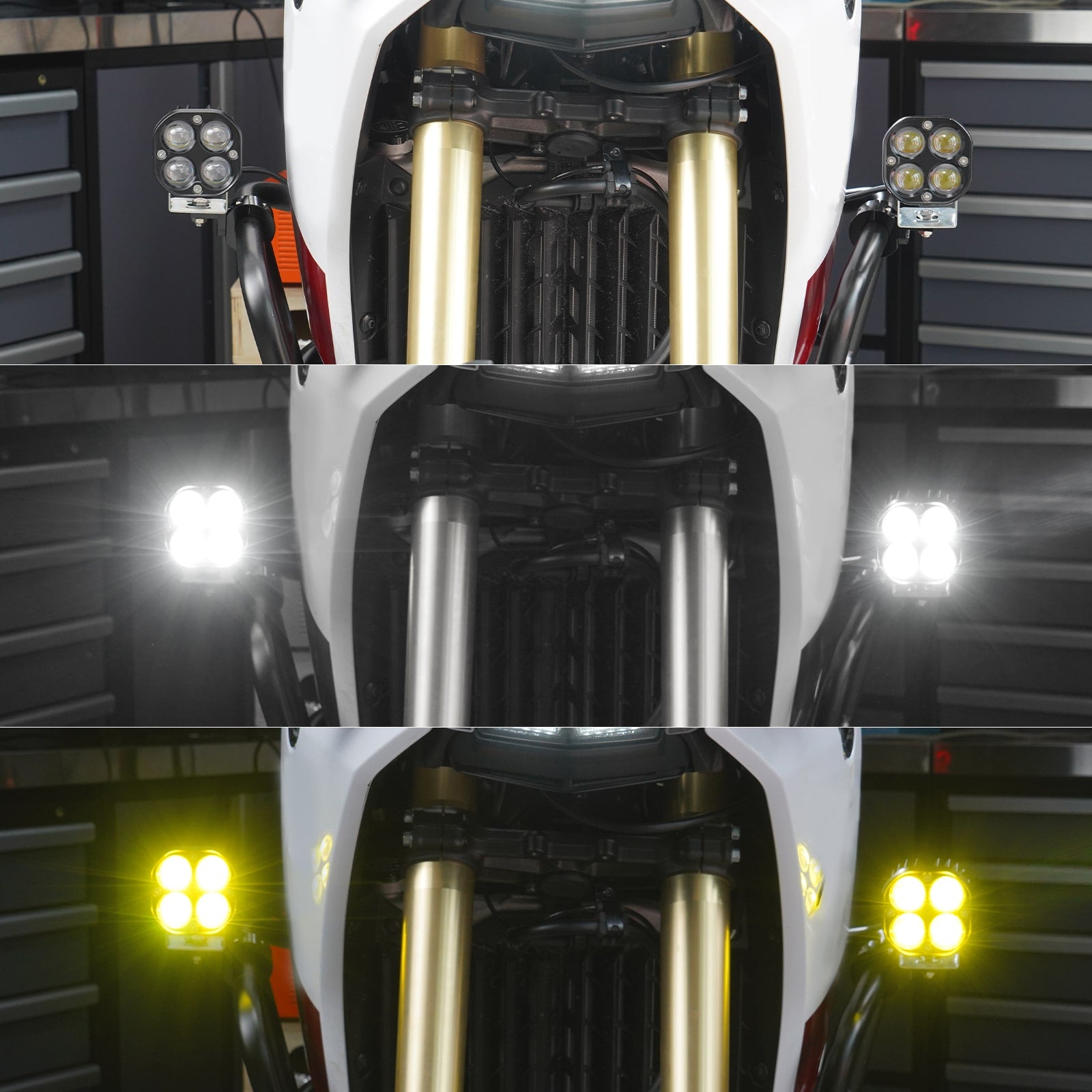 Front LED Lighting Kit Plug & Play For Yamaha Tenere 700 / XTZ700 2019-2024
