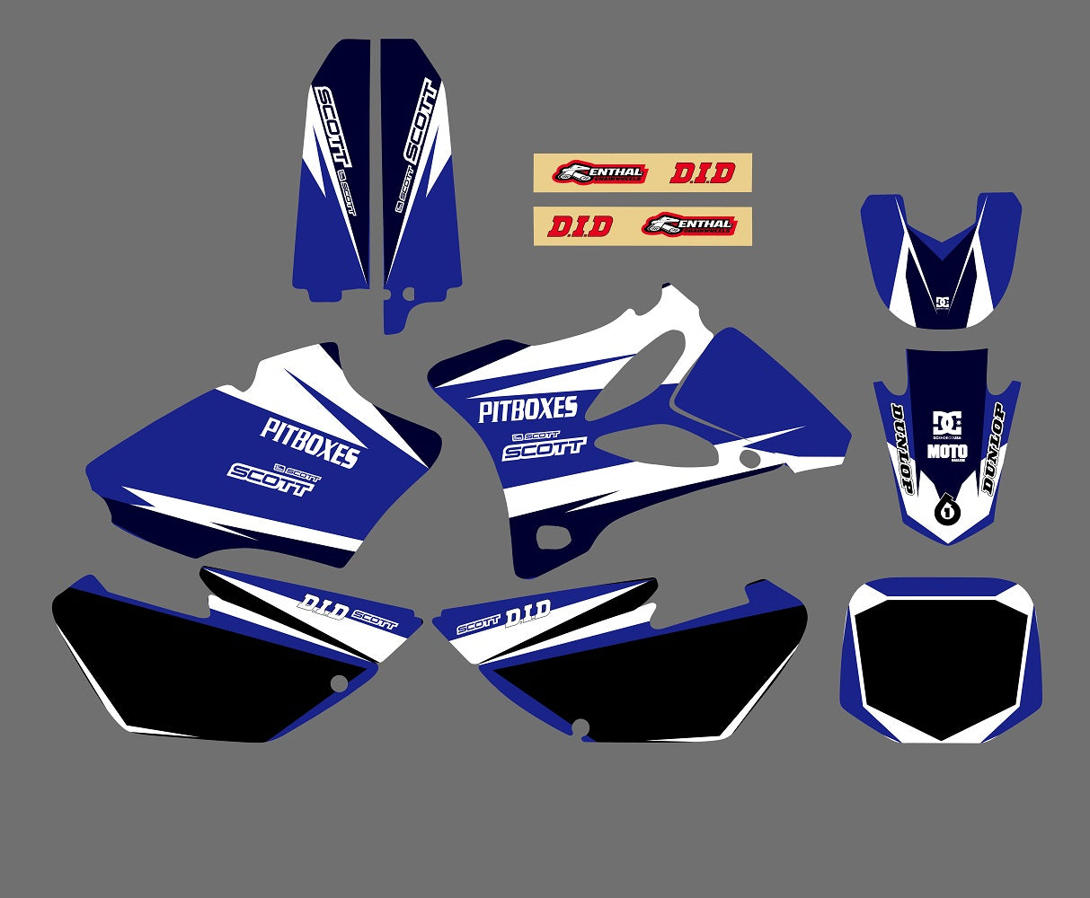 Team Graphics Backgrounds Decals Stickers For Yamaha YZ85 2002-2014