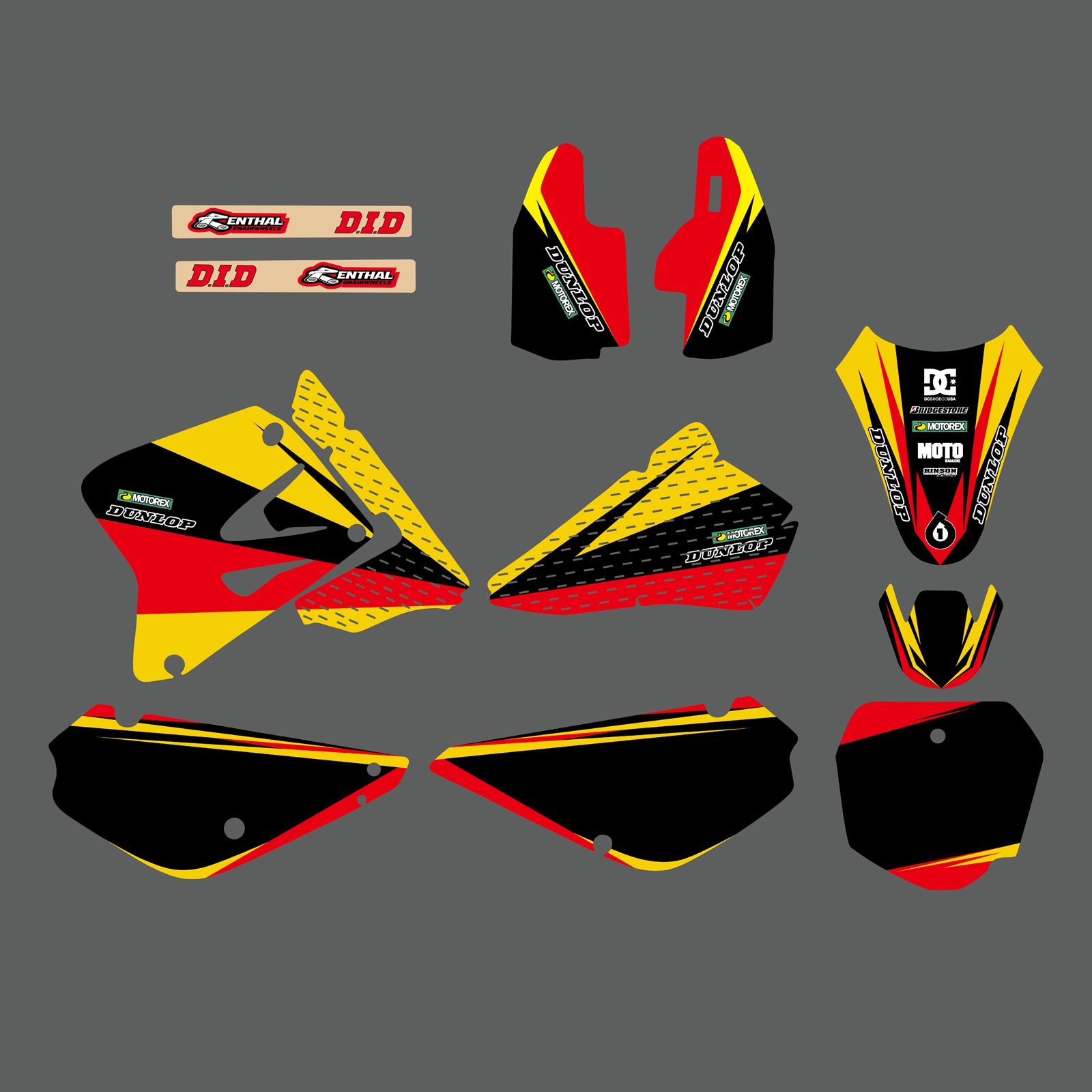 Full Graphics Background Decal Sticker Kit For SUZUKI RM80/RM85 2005-2018