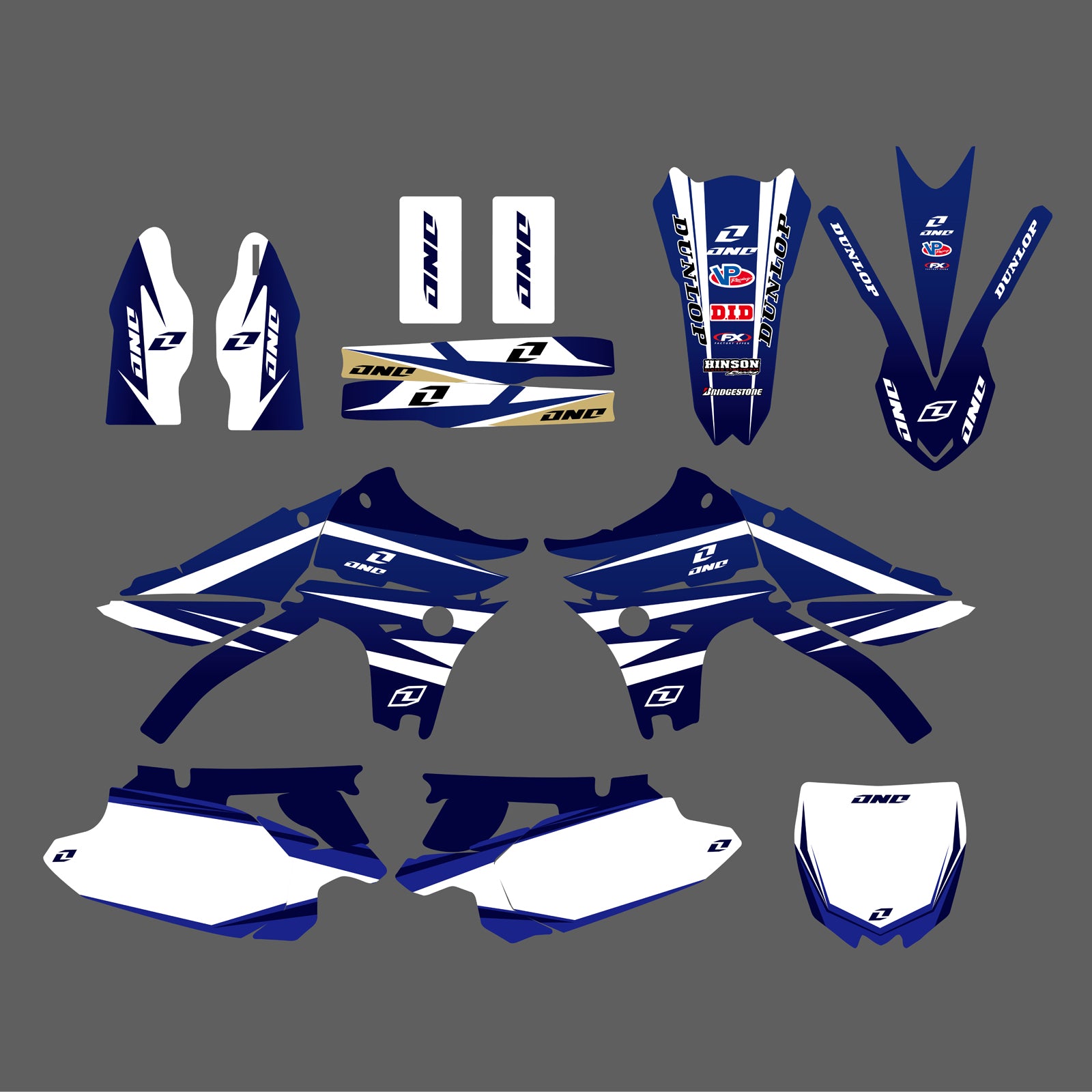 New Style Stickers Kits for Yamaha YZ450F YZF450 2010 2011 2012 2013