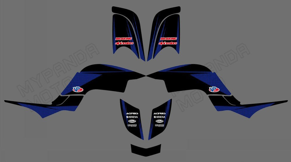 ATV Full Graphics Deacls Stickers For Yamaha RAPTOR660 2001-2005