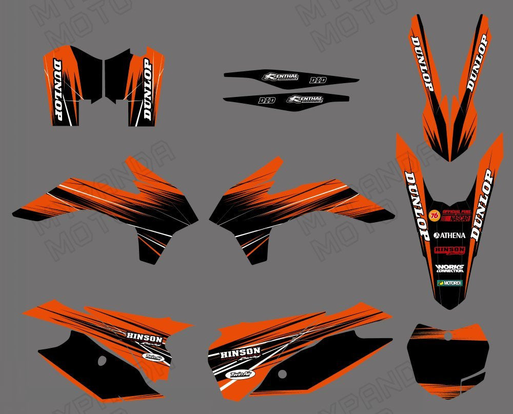 Motorcycle Graphics Decal Stickers For KTM SX XC 125-450F 13-15 EXC XC-W XCF-W 13-14