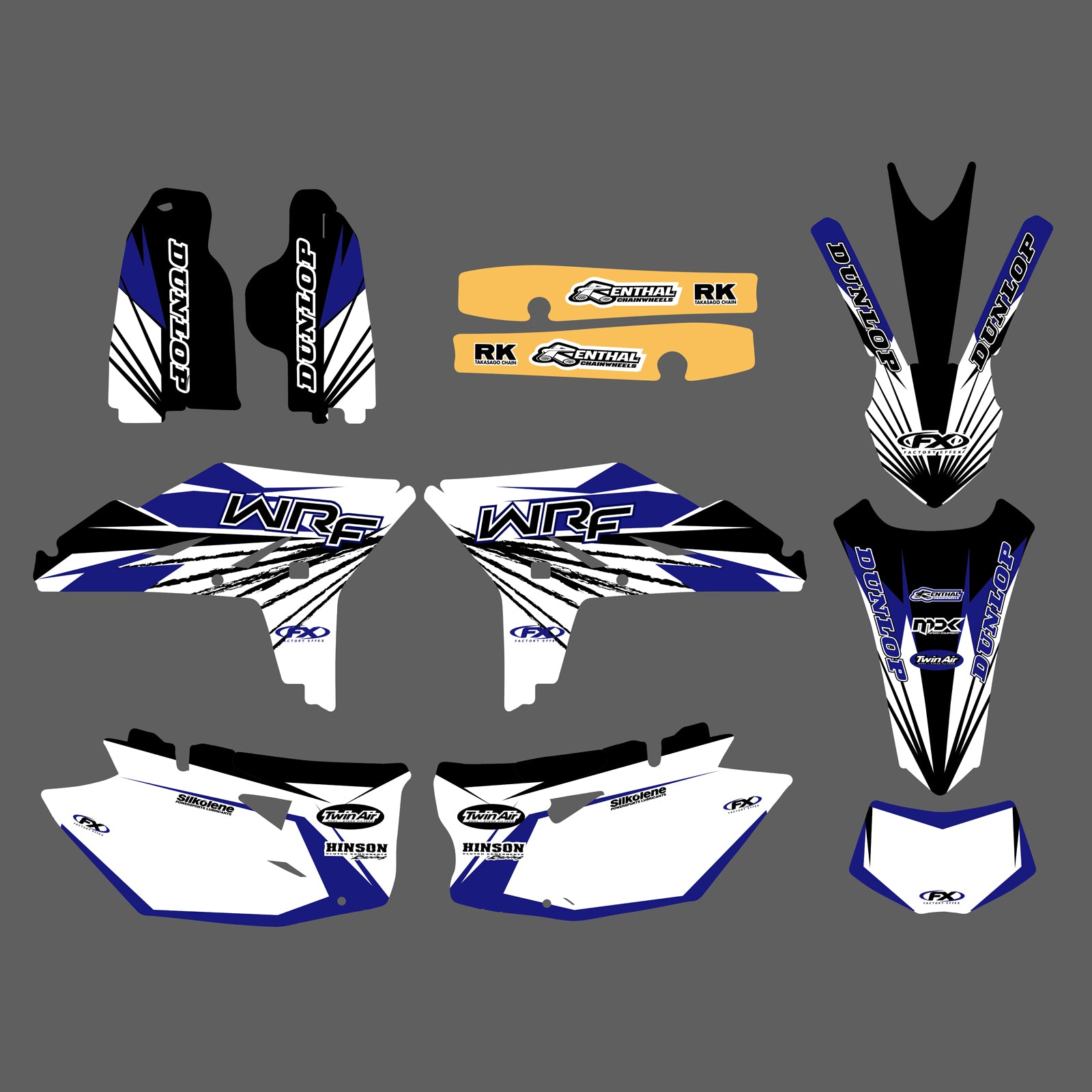 Motorcycle Team Graphics Decals Stickers For YAMAHA	WR450F 2012-2015