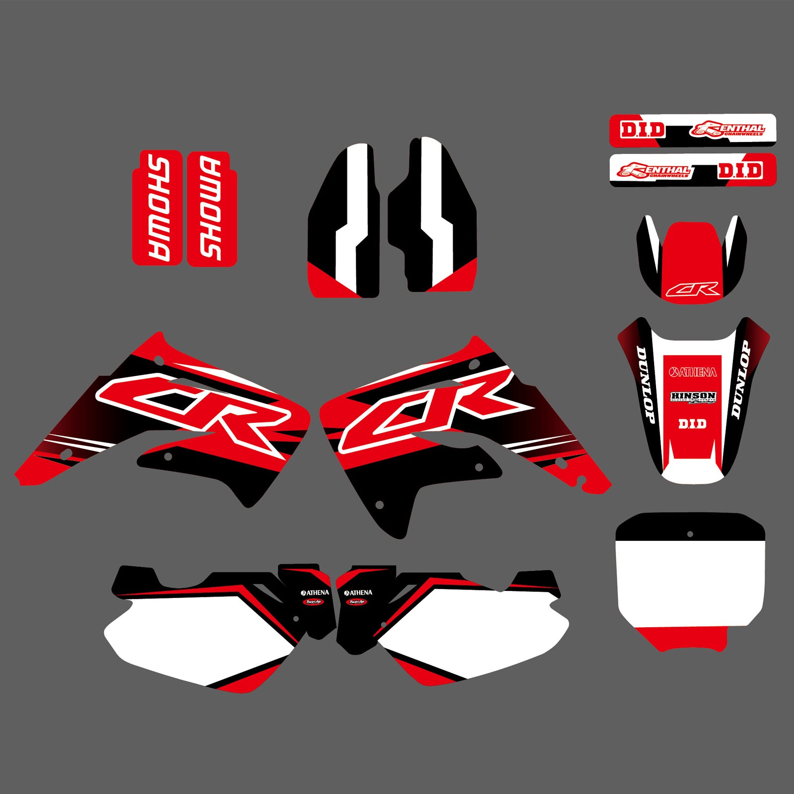 Motorcycle New Style Decals Graphics Background Stickers for Honda CR85R CR85