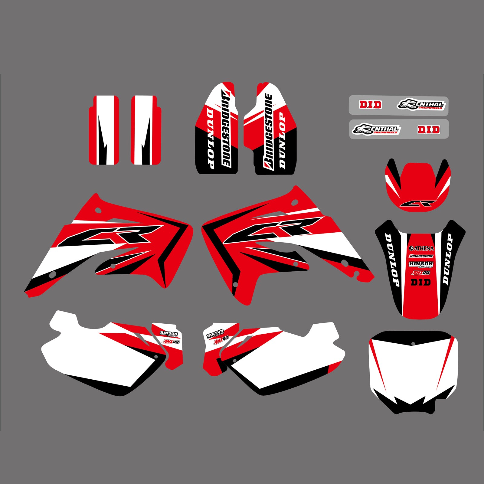 Motorcycle New Style Decals Graphics Background Stickers for Honda CR85R CR85