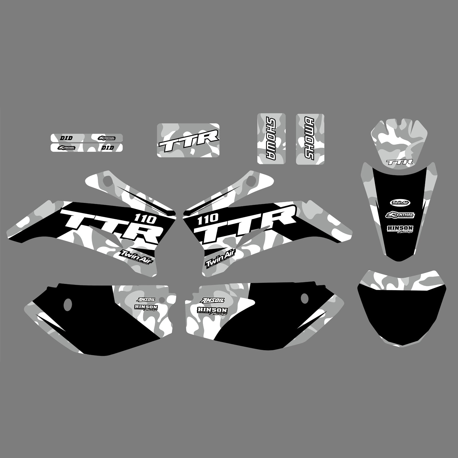 Motorcycle Stickers 3M Graphics For Yamaha TTR110 ALL YEARS