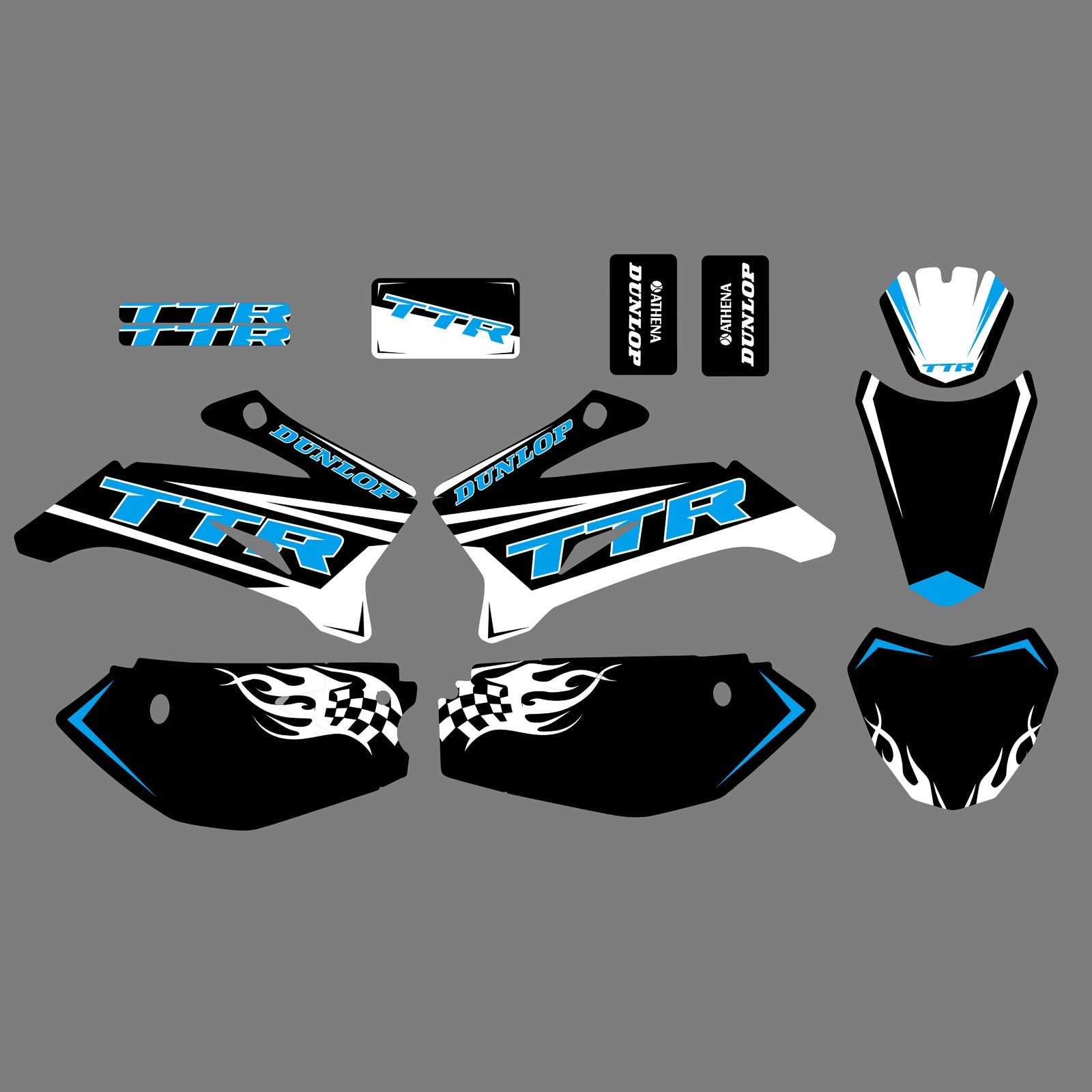 Motorcycle Stickers 3M Graphics For Yamaha TTR110 ALL YEARS