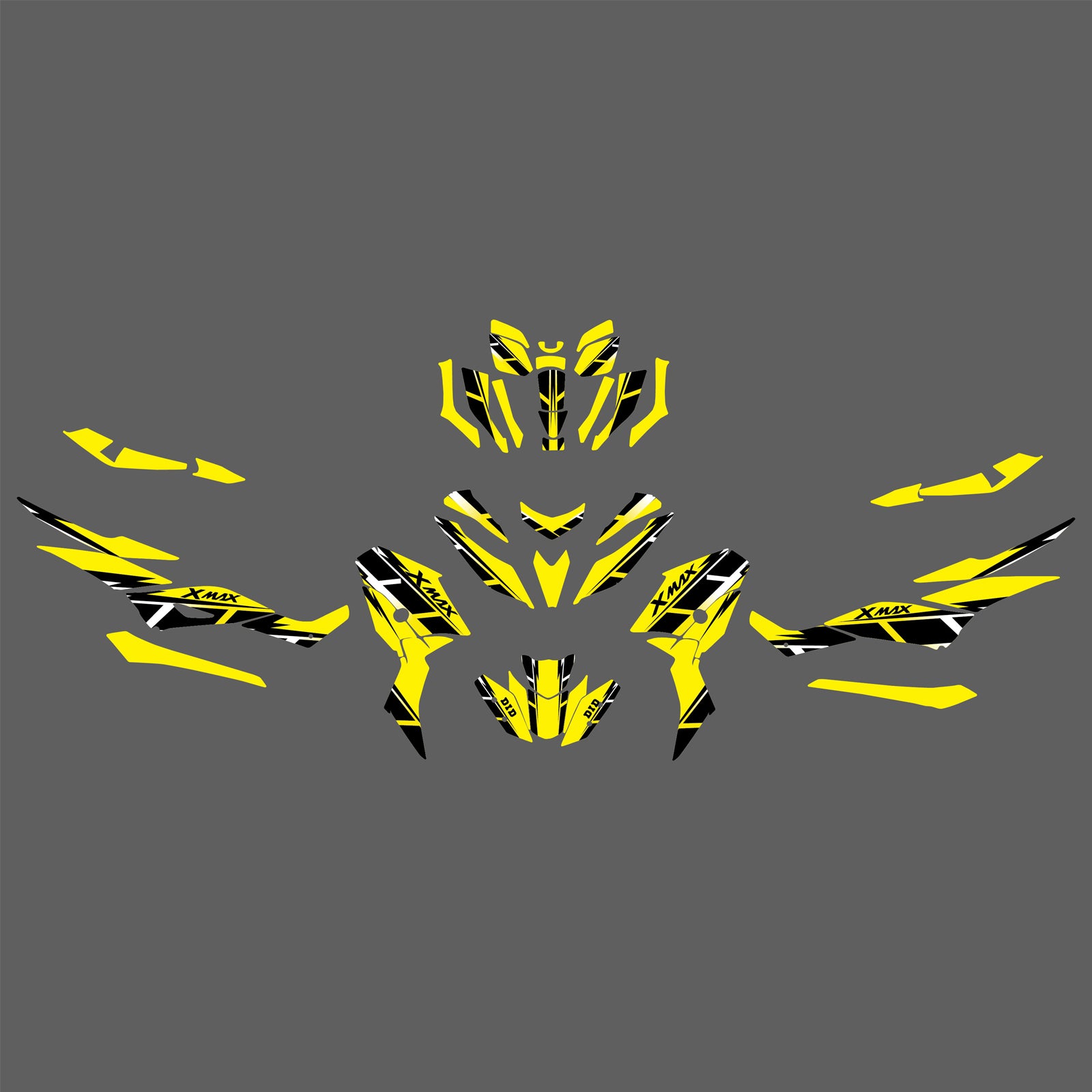 Graphics Background Decal Motorcycle Protect Stickers For YAMAHA X-MAX 2017-2022