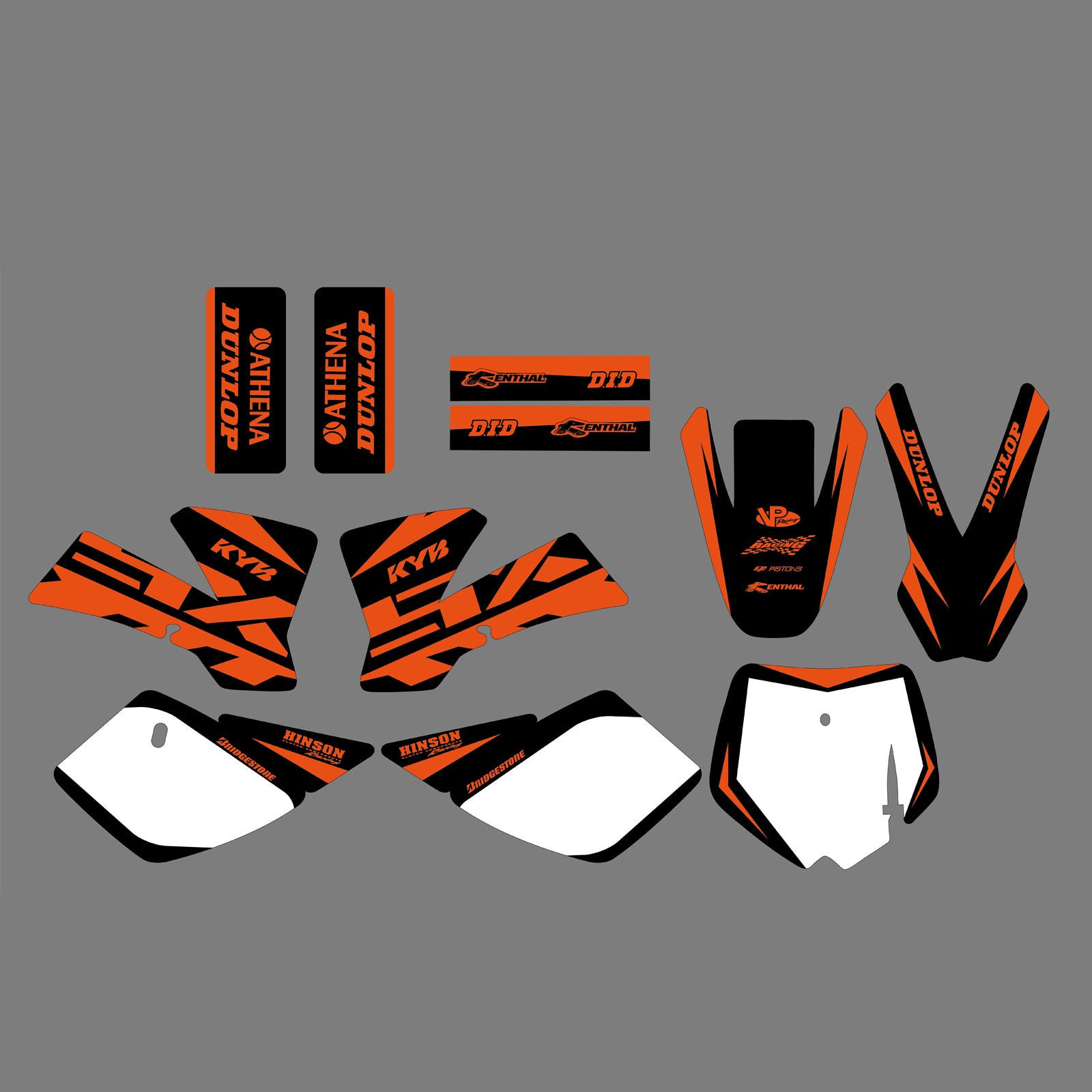 Team Graphics Backgrounds Decals Stickers For KTM 50 SX 2002-2008