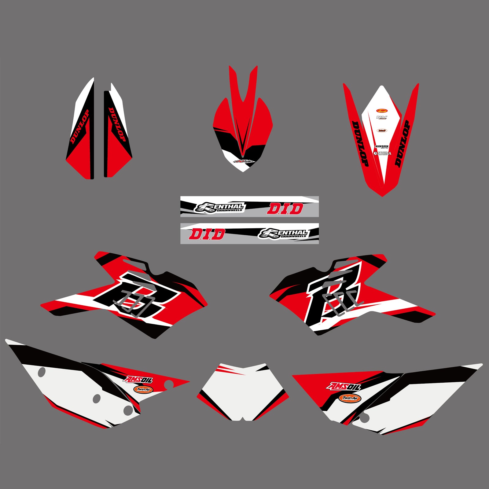 Team Graphics Decals Stickers Kit For Beta RR 350 400 450 498 520 4T 2010-2012