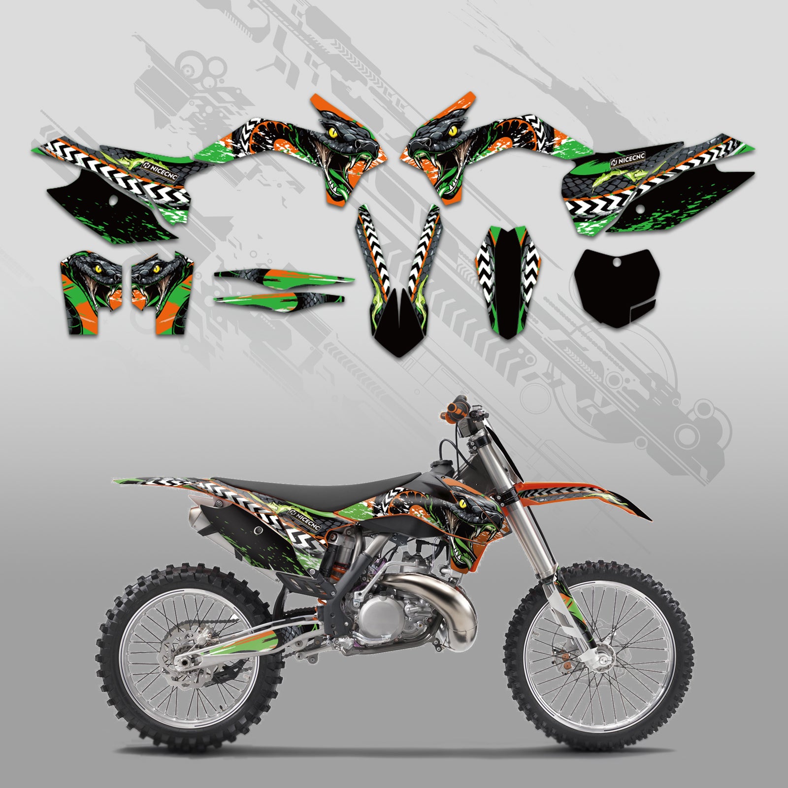 Full Graphics Decals Stickers Kit For KTM SX XC 125-450F 13-15 EXC XC-W XCF-W 14