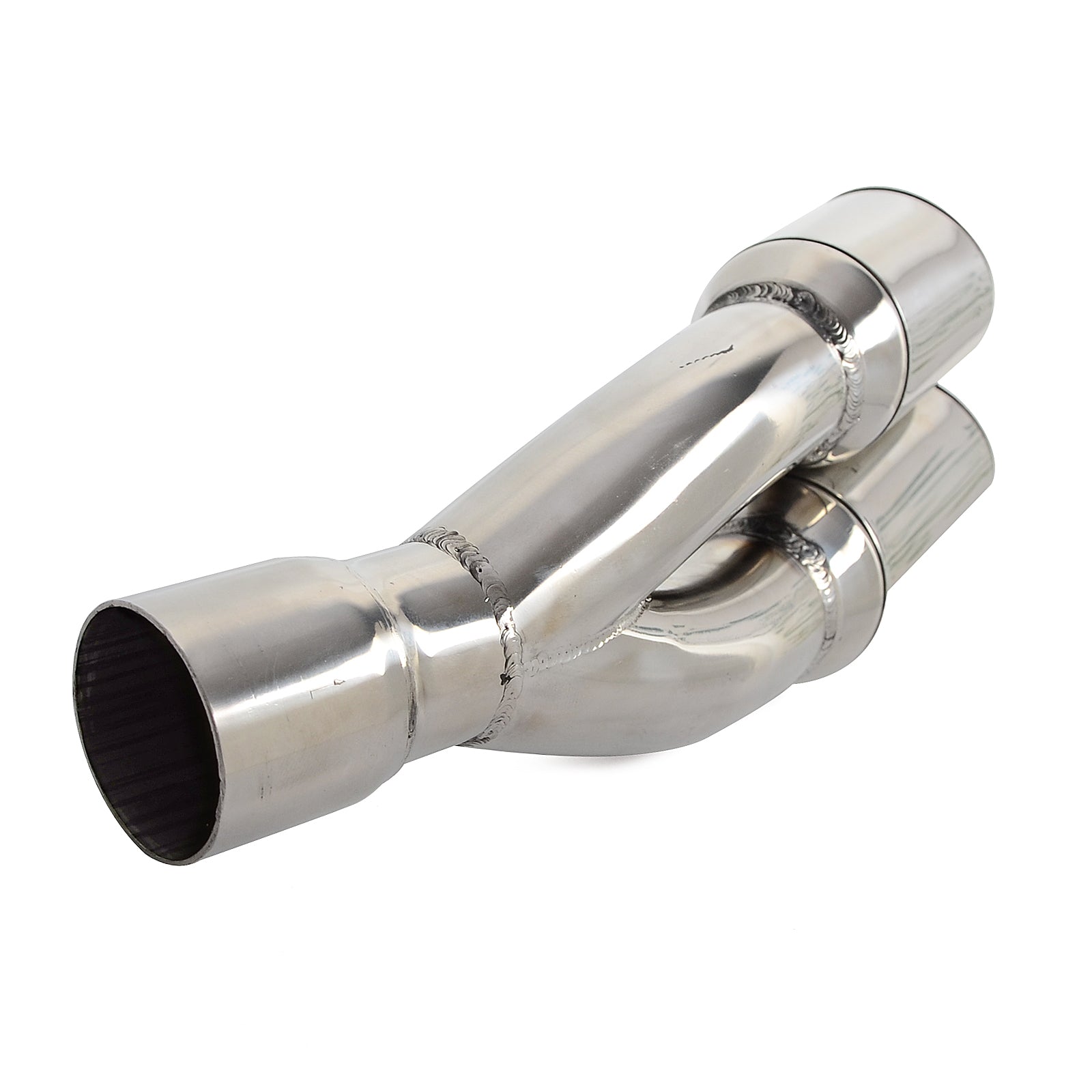 Dual Exhaust Muffler Vent Pipe Slip On 38-51mm Scooters Motorcycle Street Bikes