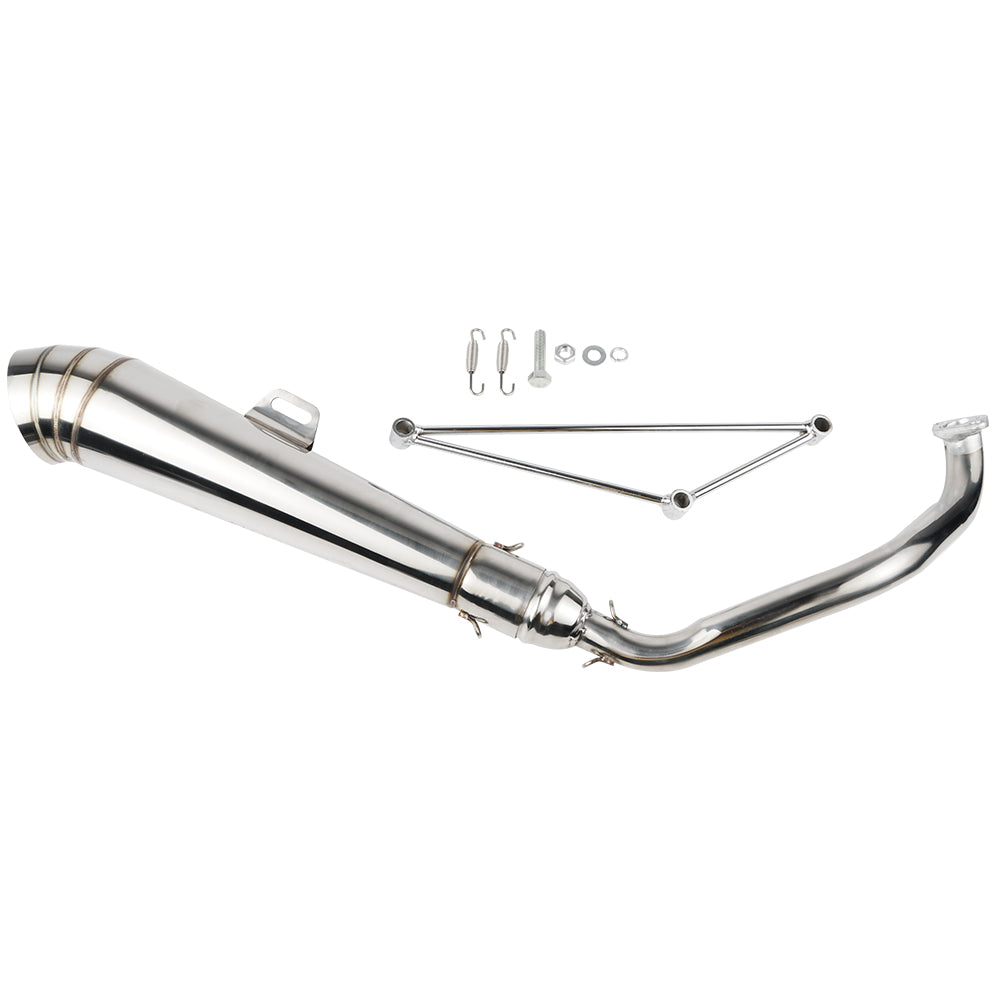 Performance GP Exhaust Muffler Pipe System For GY6 125cc 150cc Engine Universal