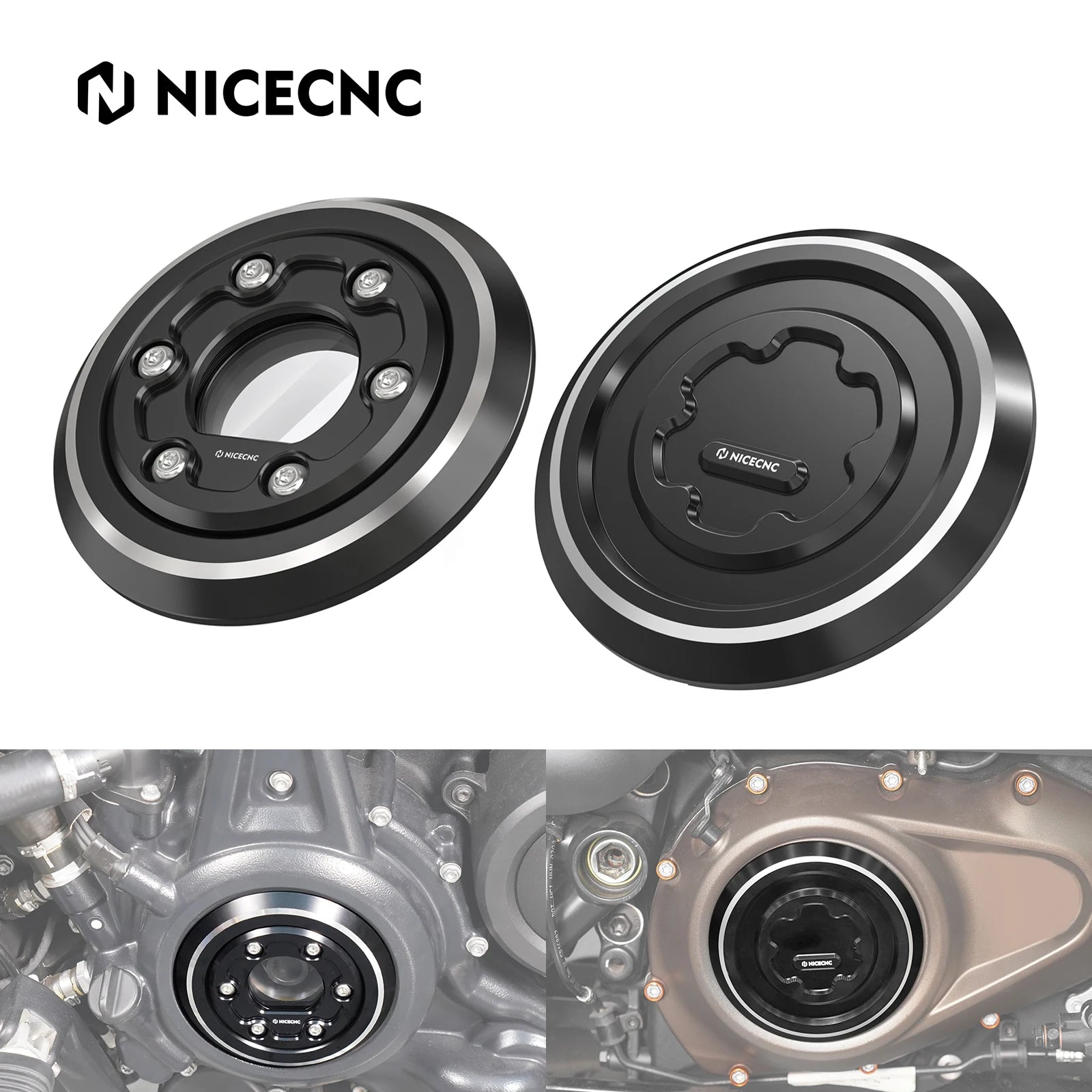 Engine Clutch Derby Cover Insert For Harley Sportster S 1250 Nightster 975