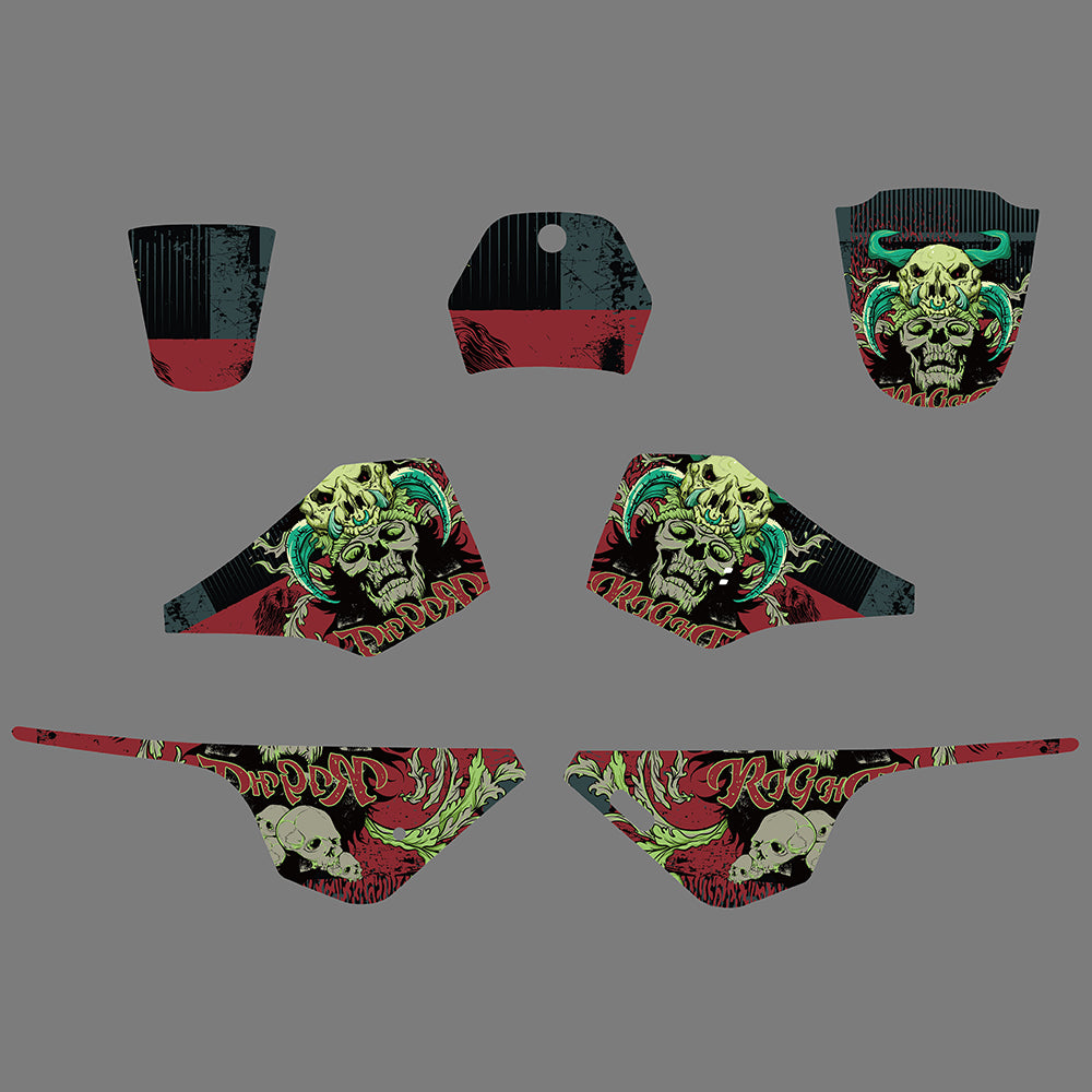 Team Graphics Backgrounds Stickers Decals Set For Yamaha PW80 PW 80 1983-2013