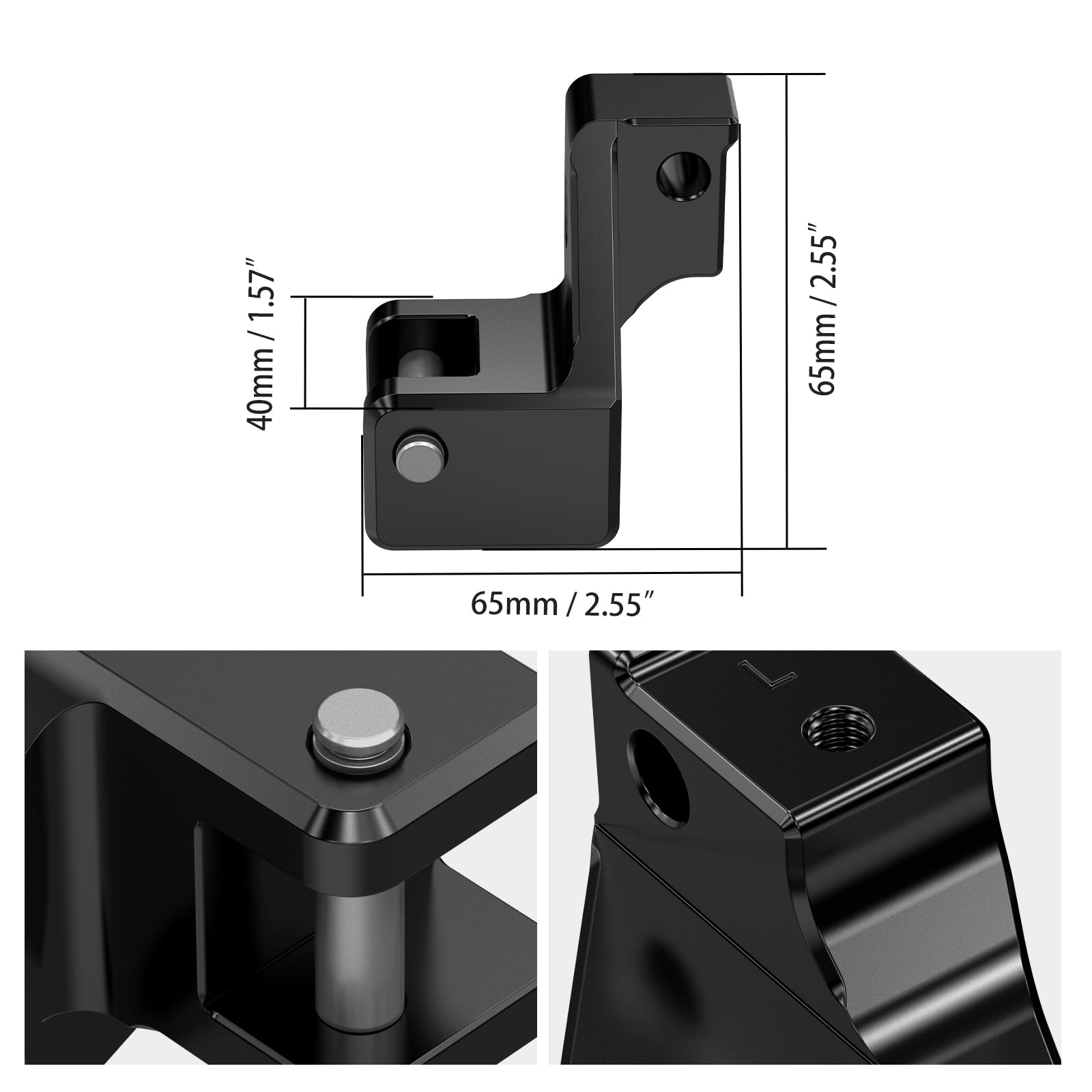 Passenger Footrest Lowering Kit For BMW R1250GS/R1250GS Adventure 40mm Drop & 15mm Forward