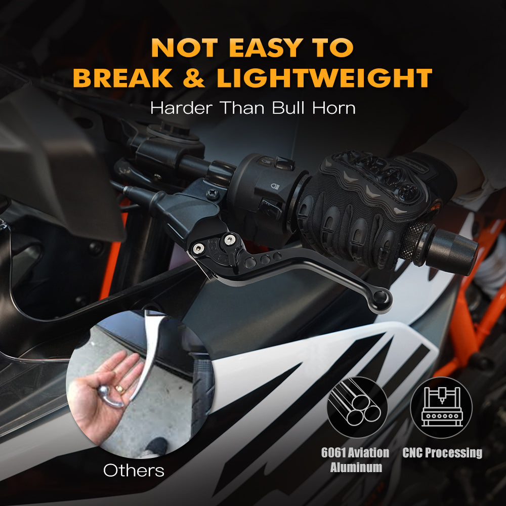 NICECNC 5.51" Short Brake Lever Clutch Levers For Yamaha WR125X WR125R 2009-2014