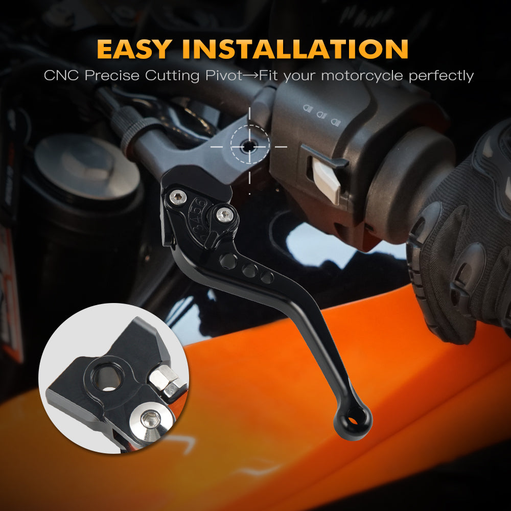 NICECNC 5.51" Short Brake Lever Clutch Levers For Yamaha WR125X WR125R 2009-2014