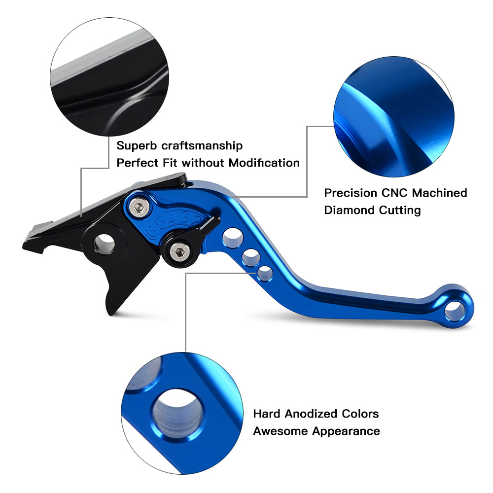 NICECNC 5.51" Short Brake Lever Clutch Levers For Yamaha WR125X WR125R 2009-2014