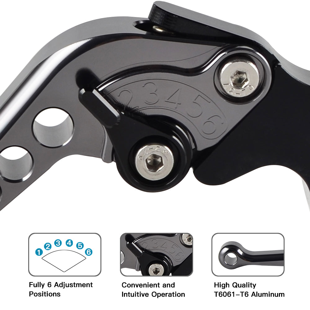 NICECNC 5.51" Short Brake Lever Clutch Levers For Yamaha WR125X WR125R 2009-2014