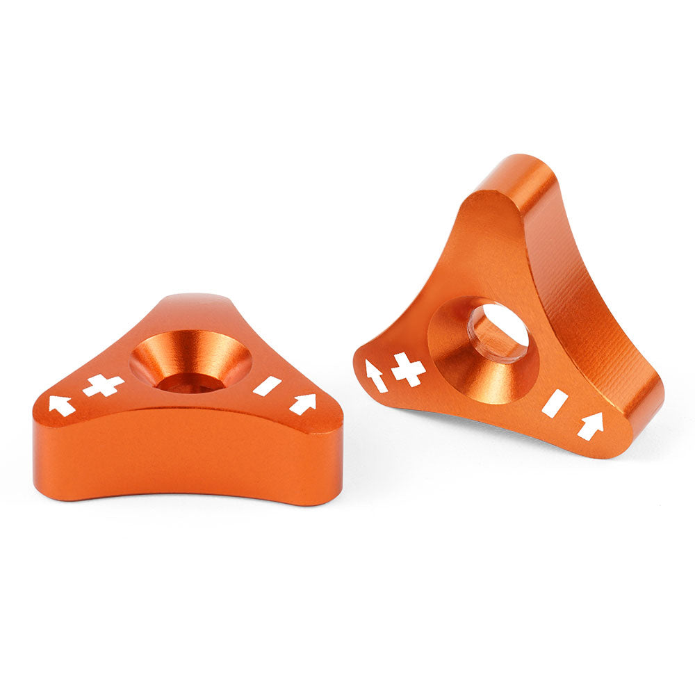 Front 48mm Fork Shock Absorber Adjusters Knob Bolts For KTM 350 EXC-F 2012-2018