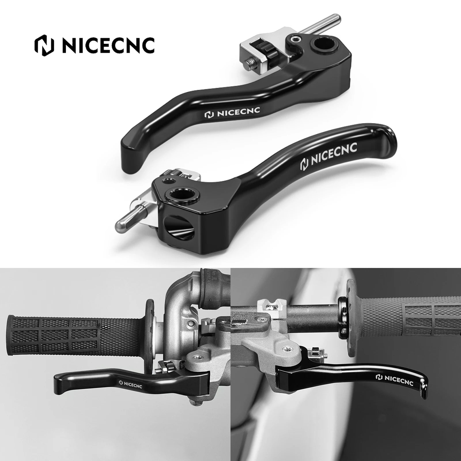 Shorty Brake Clutch Lever Set For Husqvarna TE FE TX FX Gas Gas EC EX MC F Braktec System