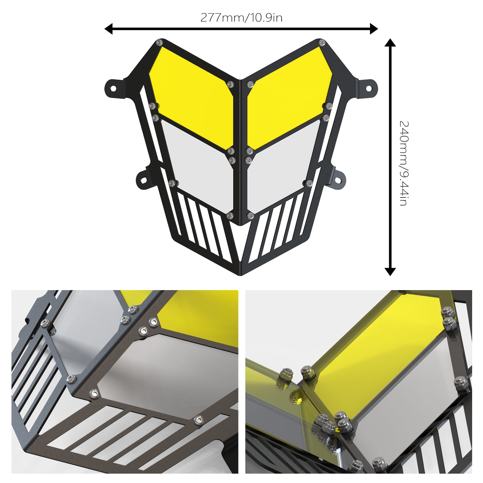 Motorcycle Headlight Protector Cover For Yamaha Tenere 700 / XTZ700 2019-2024